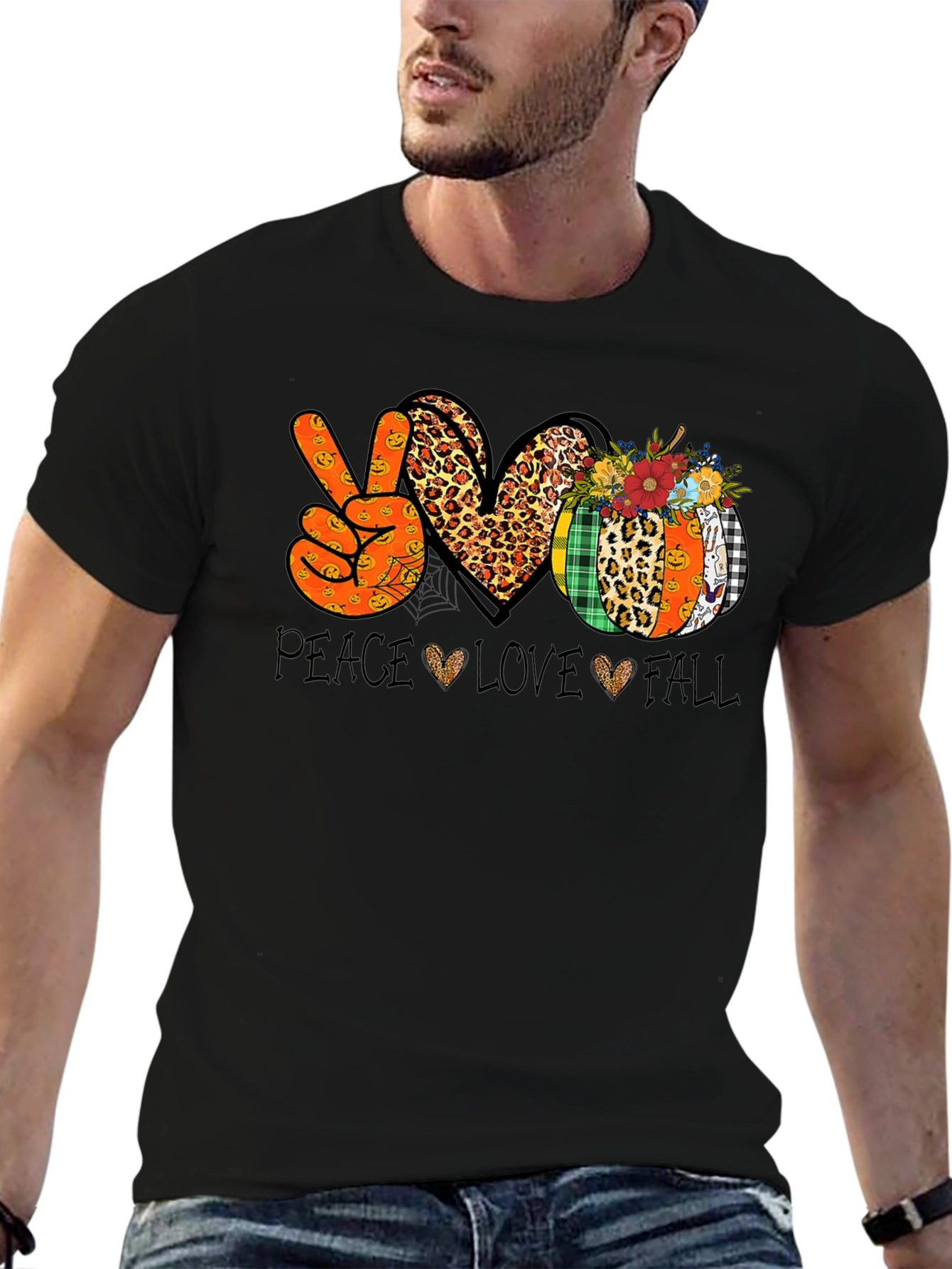 Peace Love Fall Graphic Tee