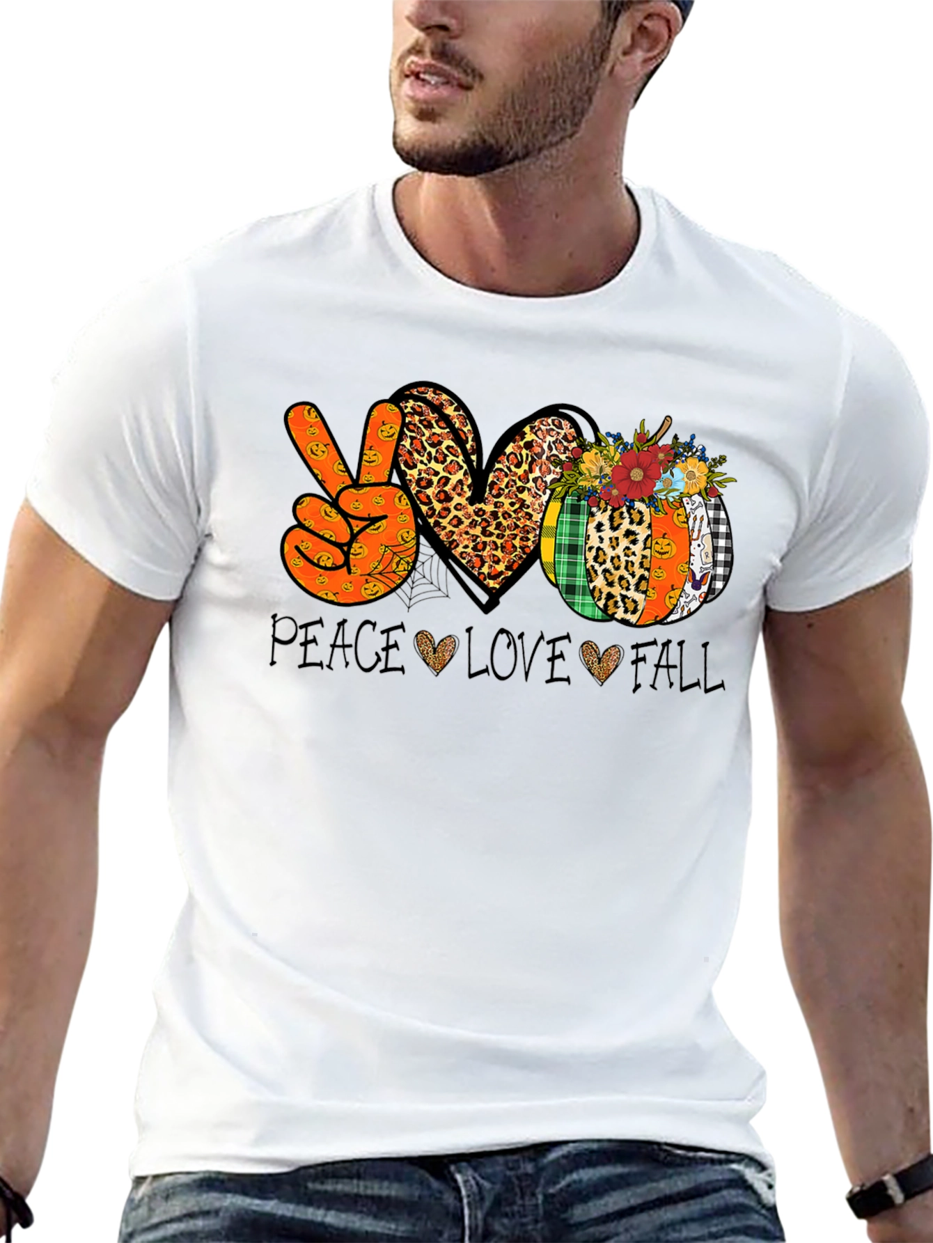 Peace Love Fall Graphic Tee