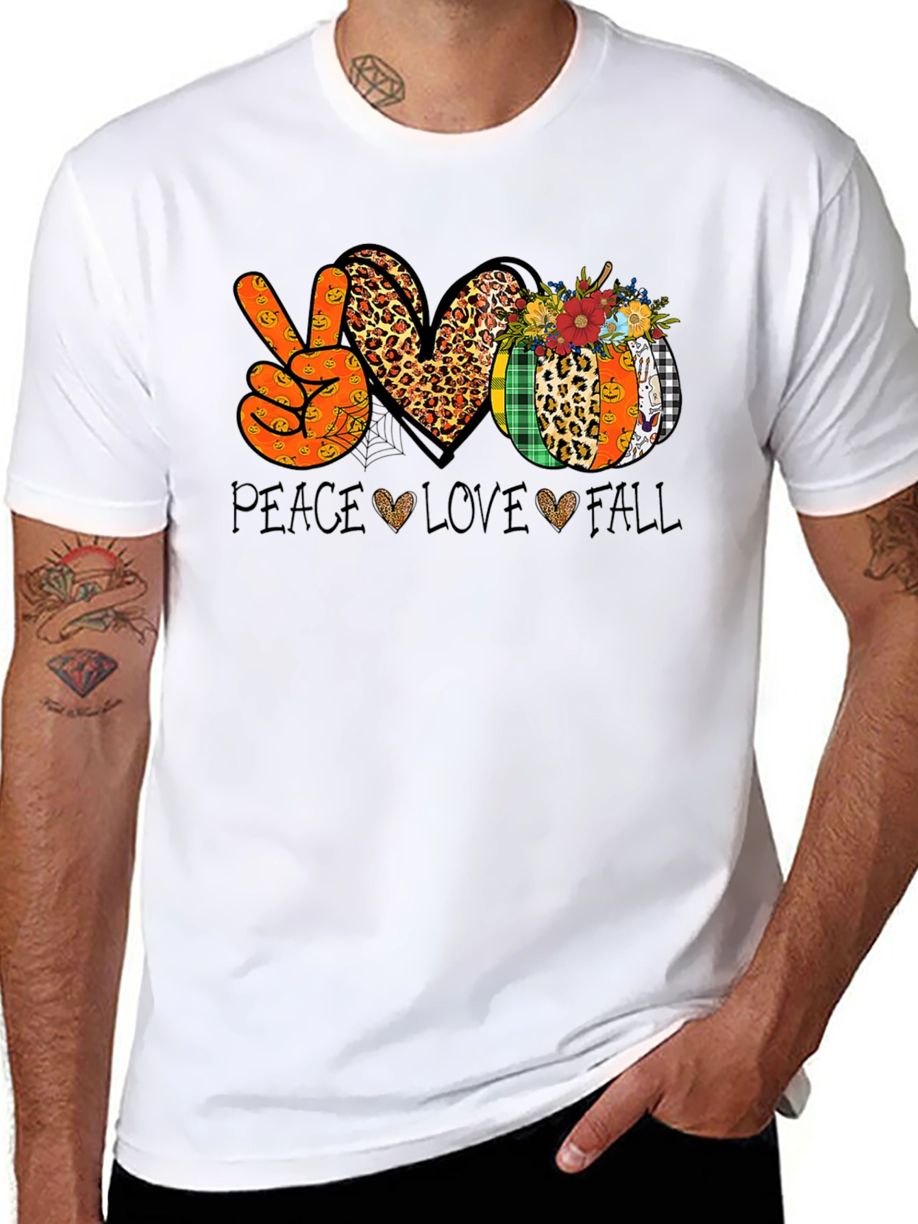 Peace Love Fall Graphic Tee