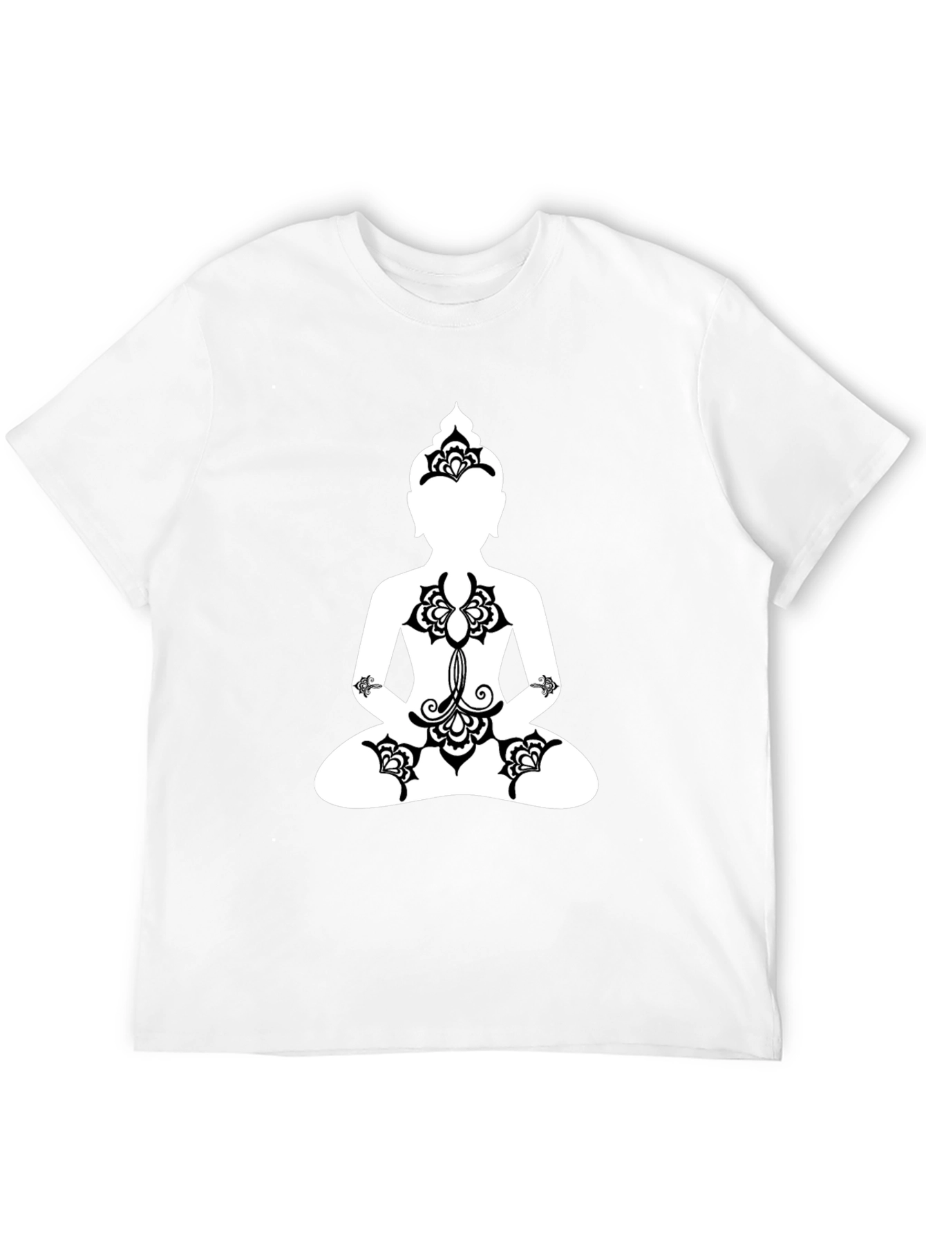 Buddha Graphic Tee - Black Meditative T-Shirt