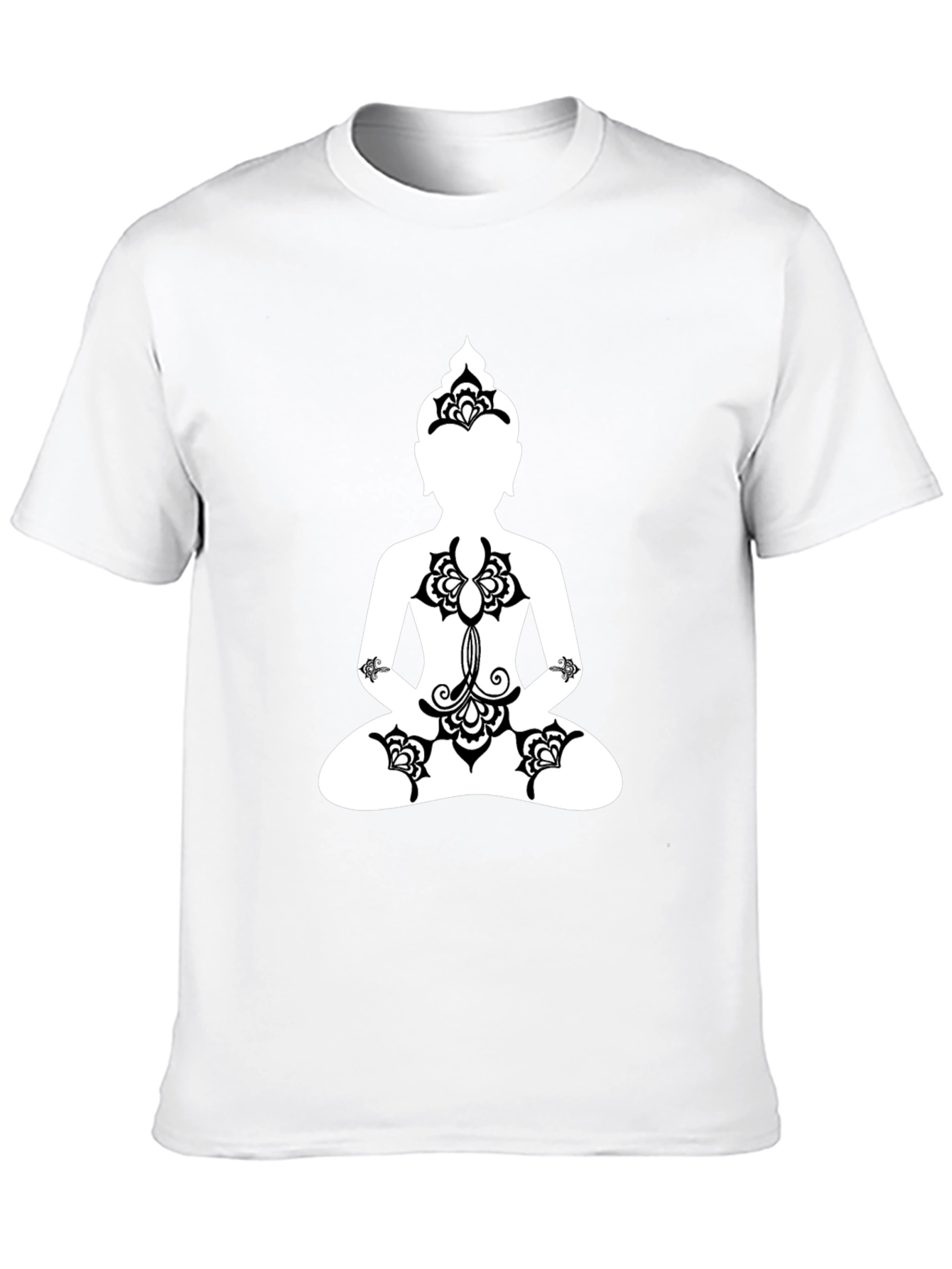 Buddha Graphic Tee - Black Meditative T-Shirt