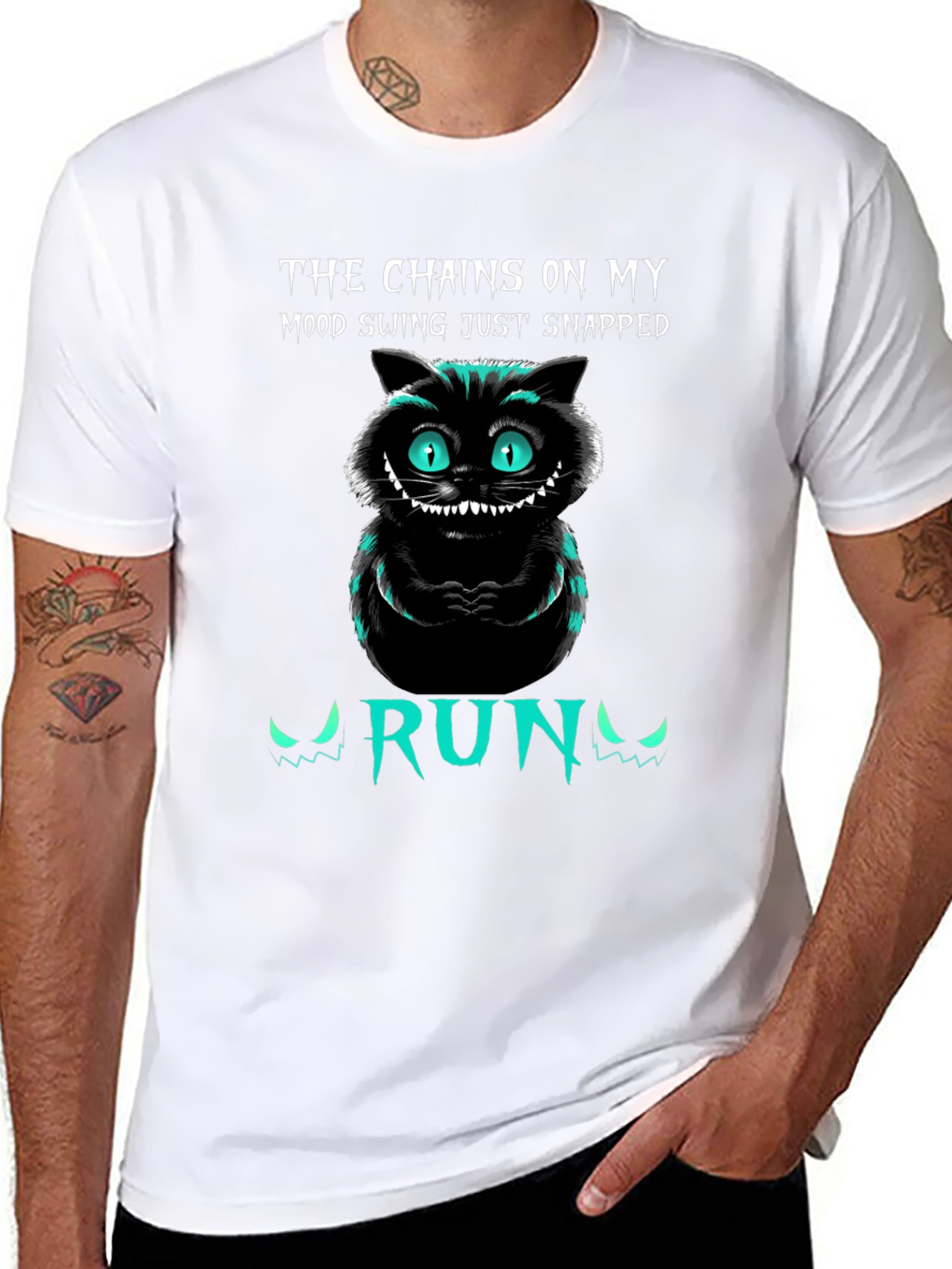 The Chains On My Mood Swing Cheshire Cat T-Shirt