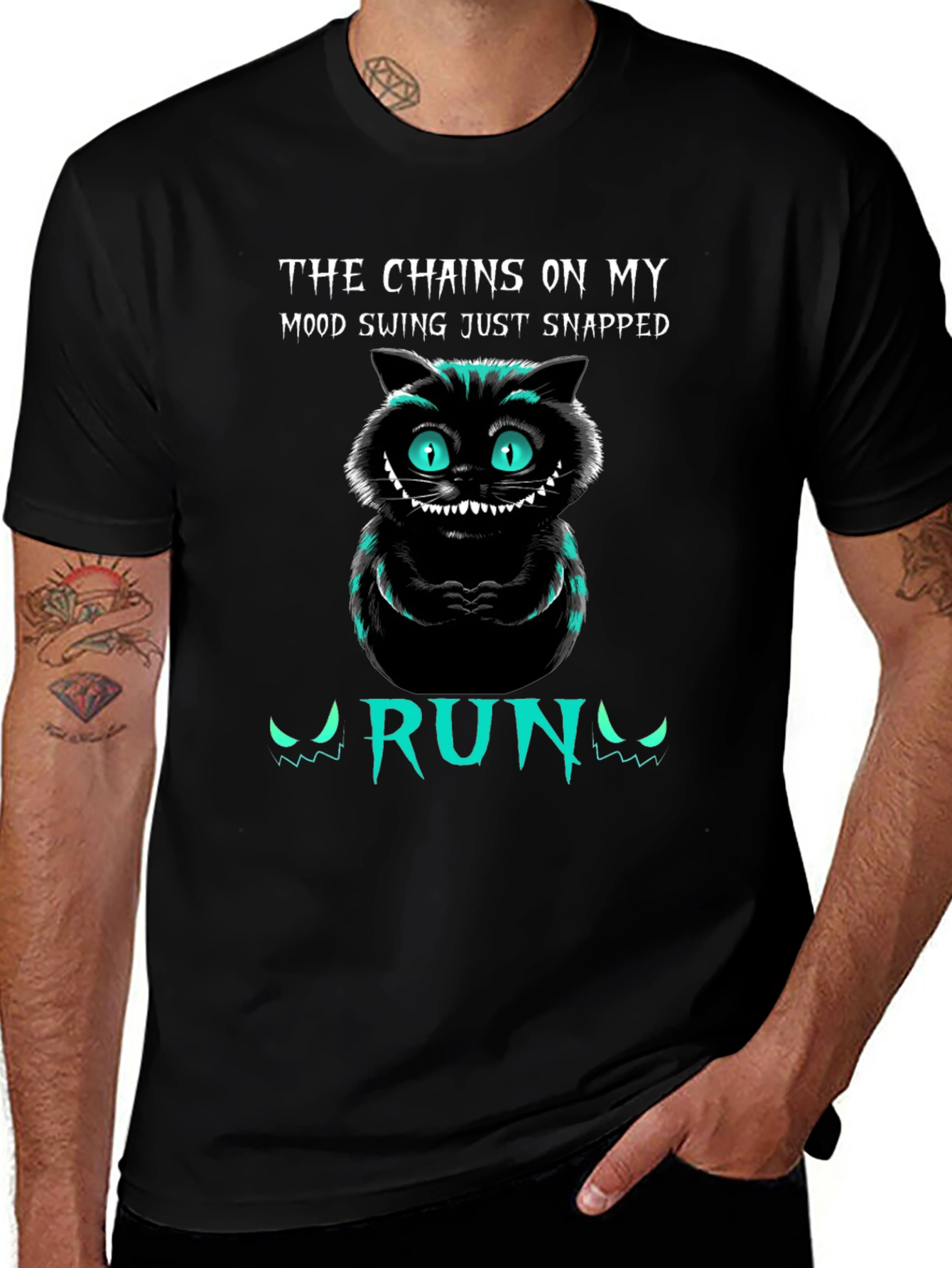 The Chains On My Mood Swing Cheshire Cat T-Shirt