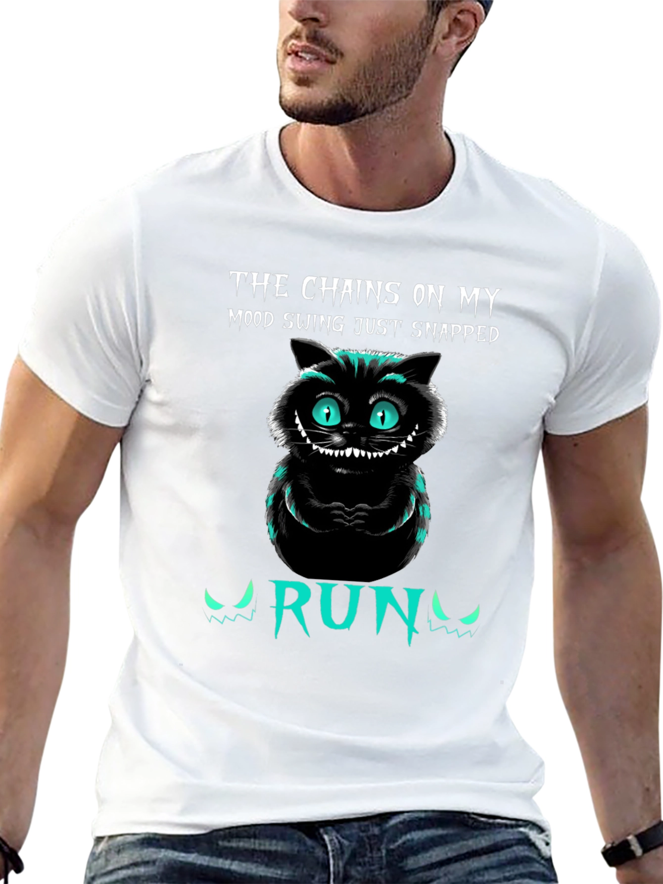 The Chains On My Mood Swing Cheshire Cat T-Shirt