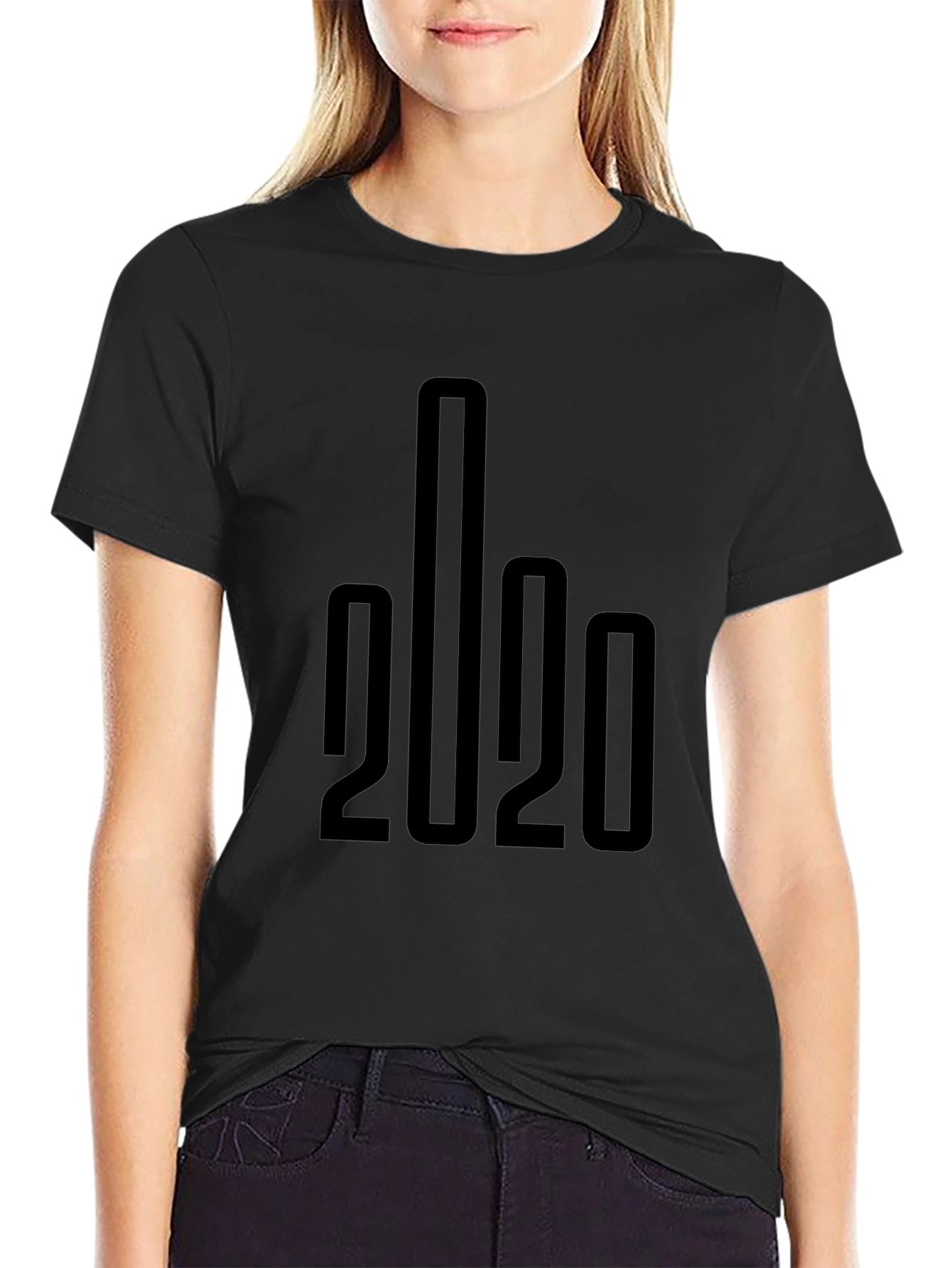 Offensive 2020 Humor Black Graphic Tee