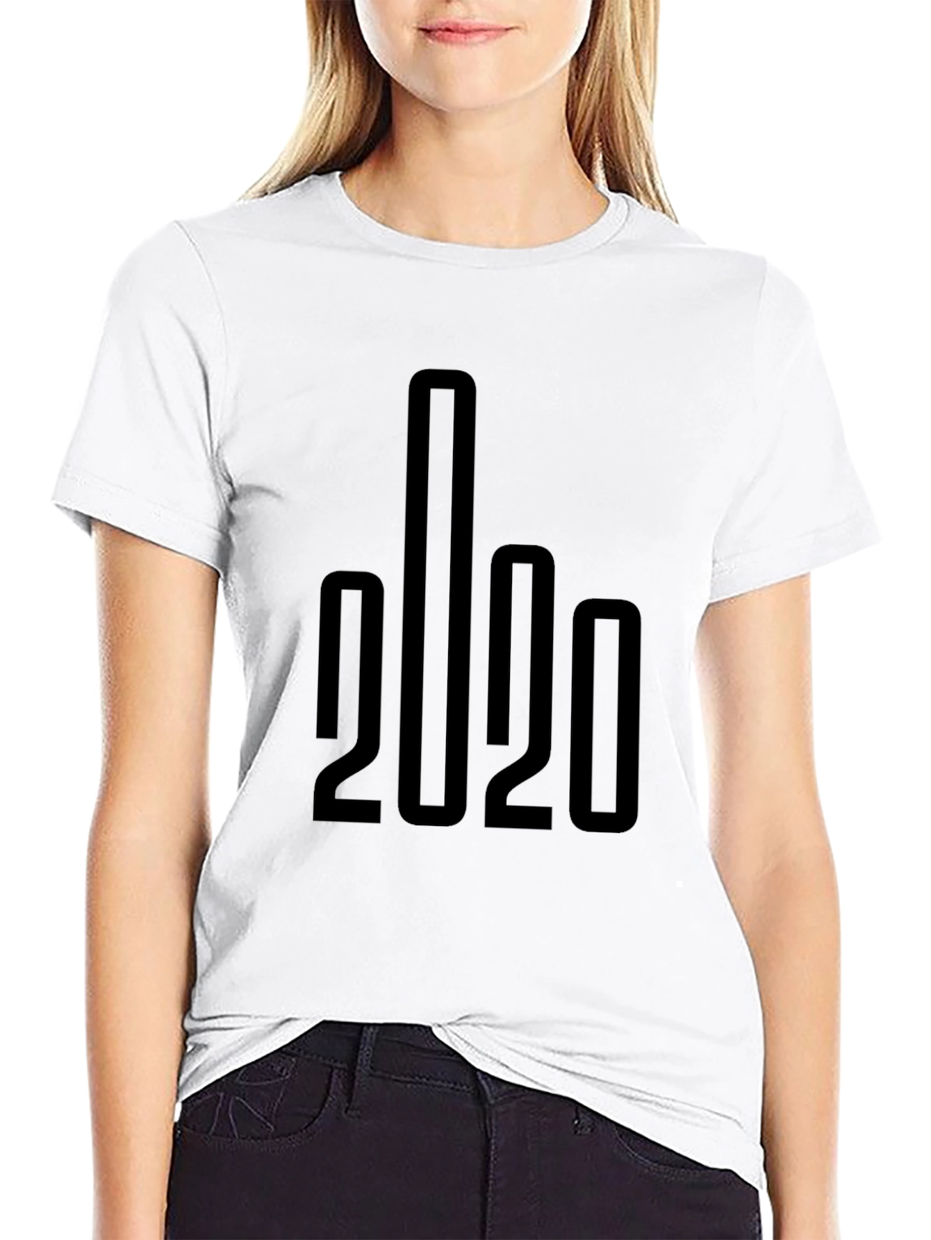 Offensive 2020 Humor Black Graphic Tee