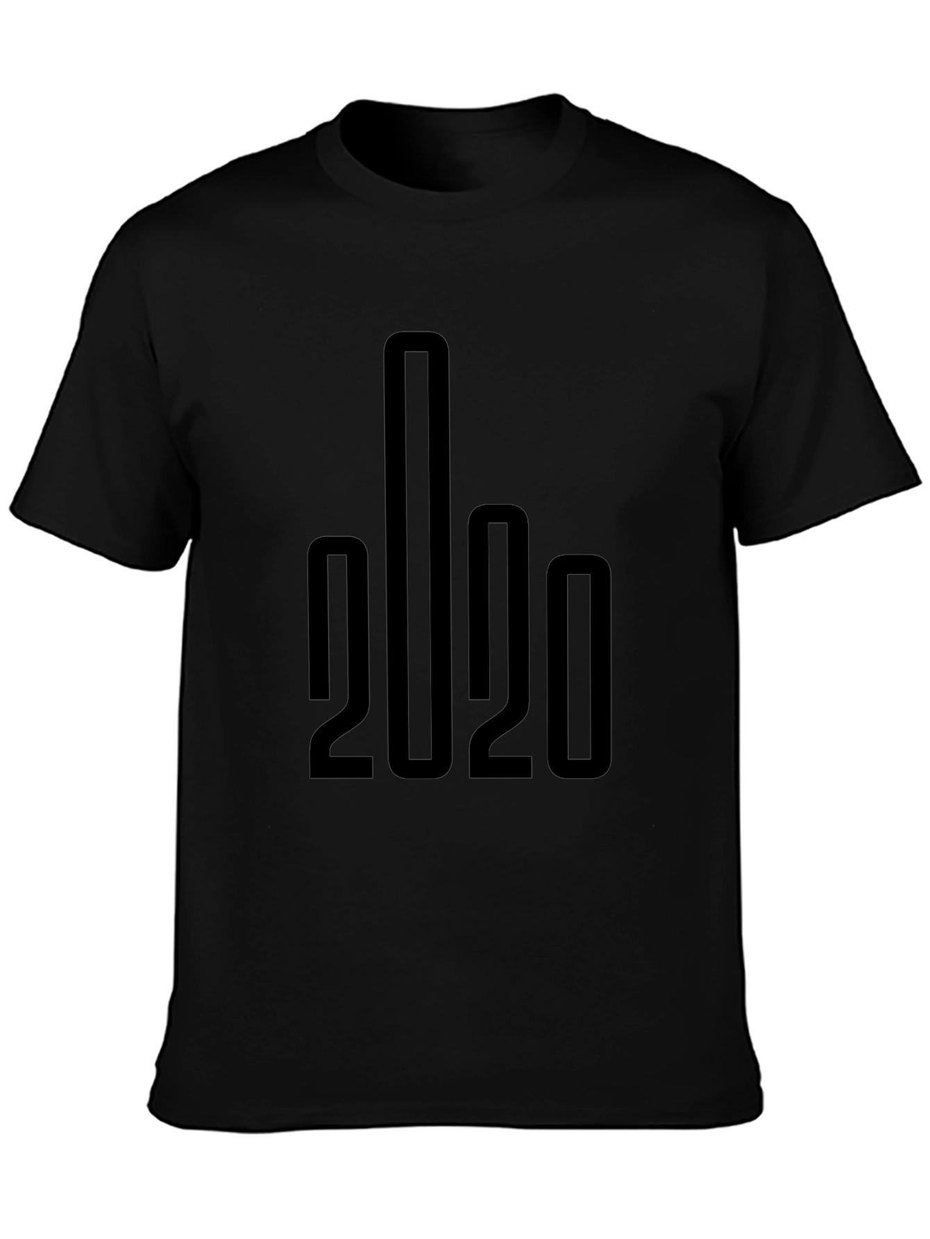 Offensive 2020 Humor Black Graphic Tee