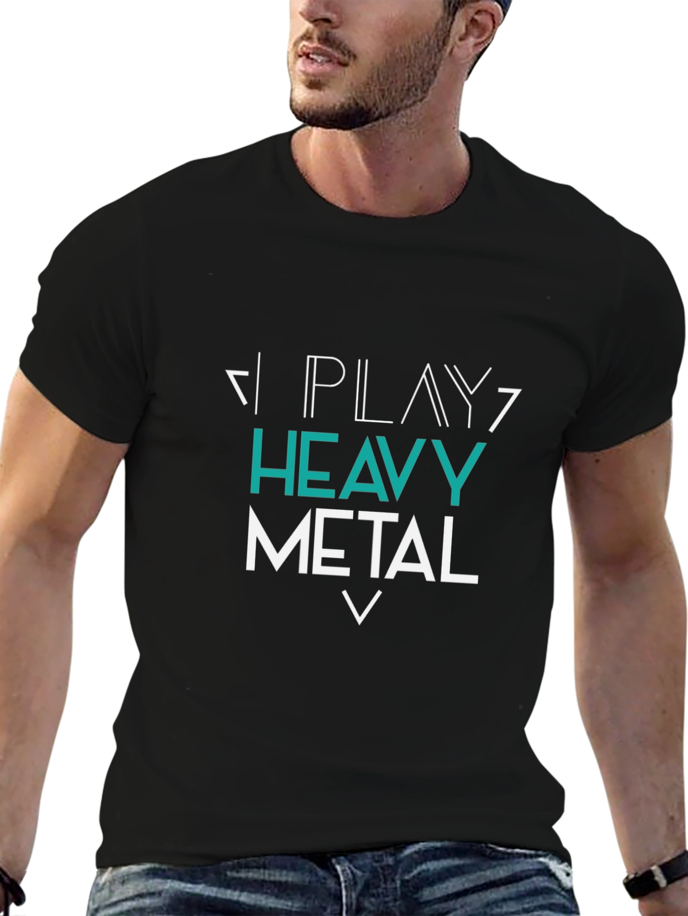 I Play Heavy Metal Graphic T-Shirt