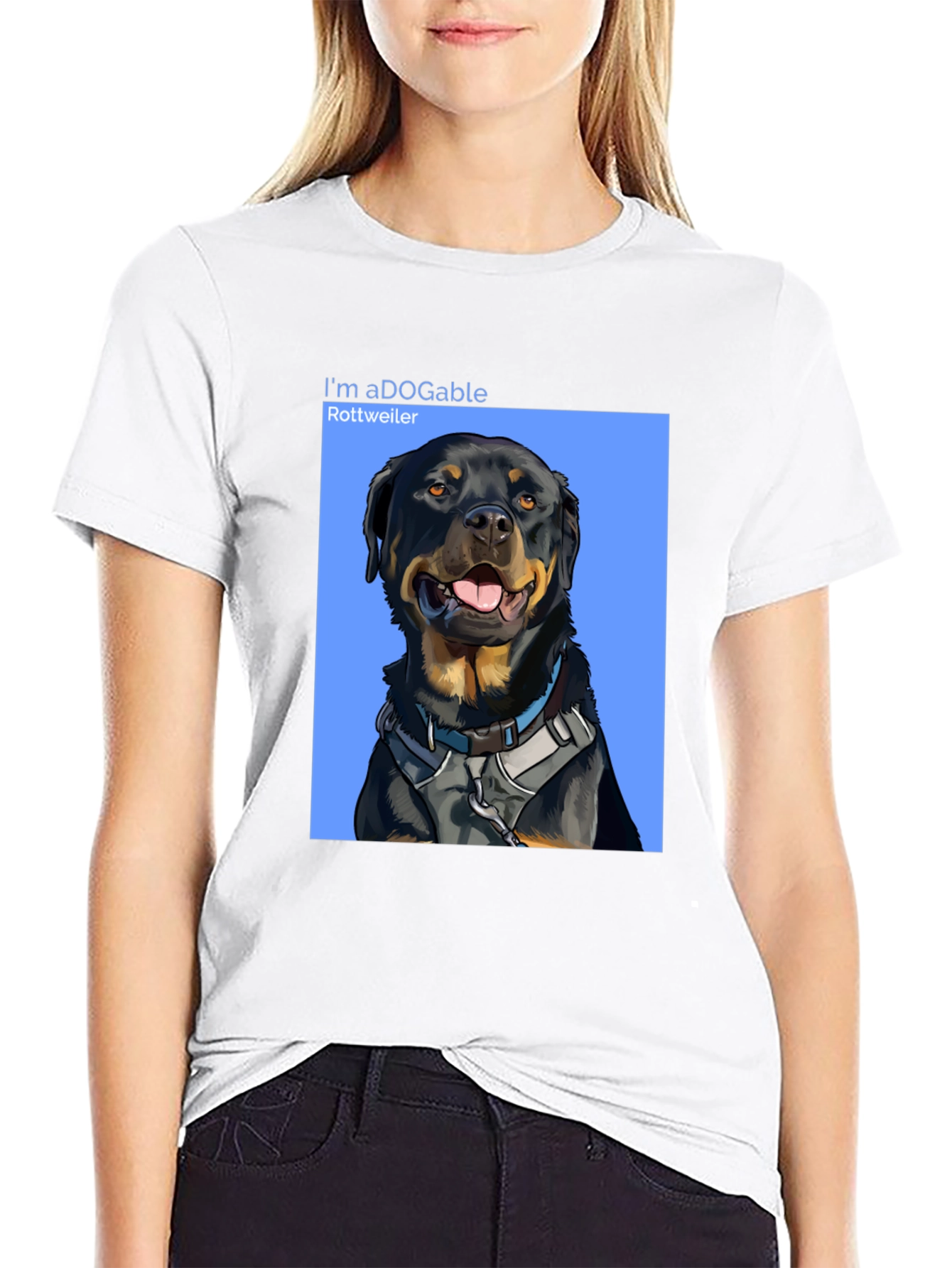 Rottweiler Dog T-Shirt - aDOGable Cute Pet Tee