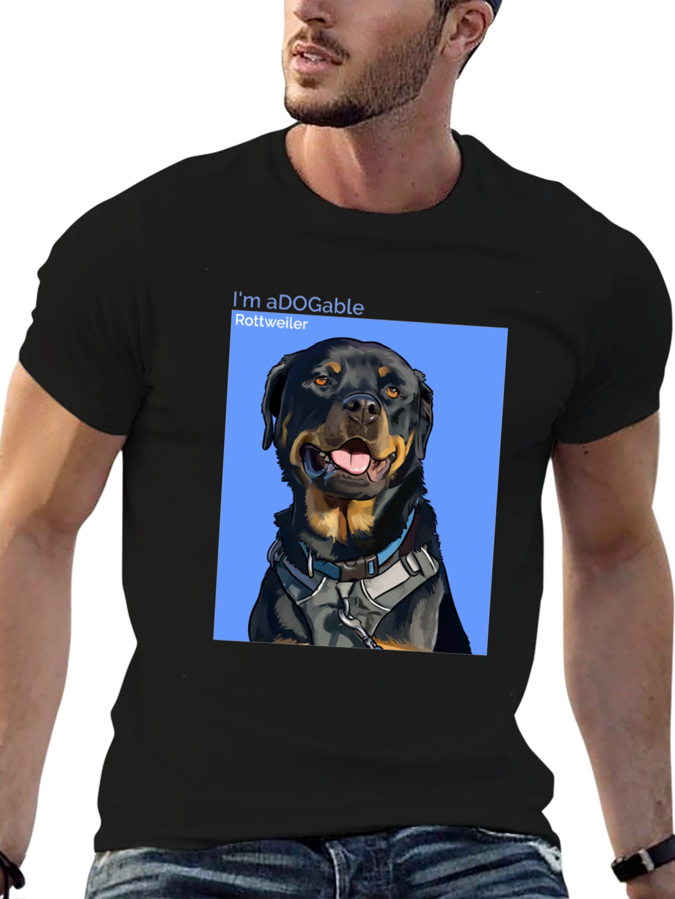 Rottweiler Dog T-Shirt - aDOGable Cute Pet Tee