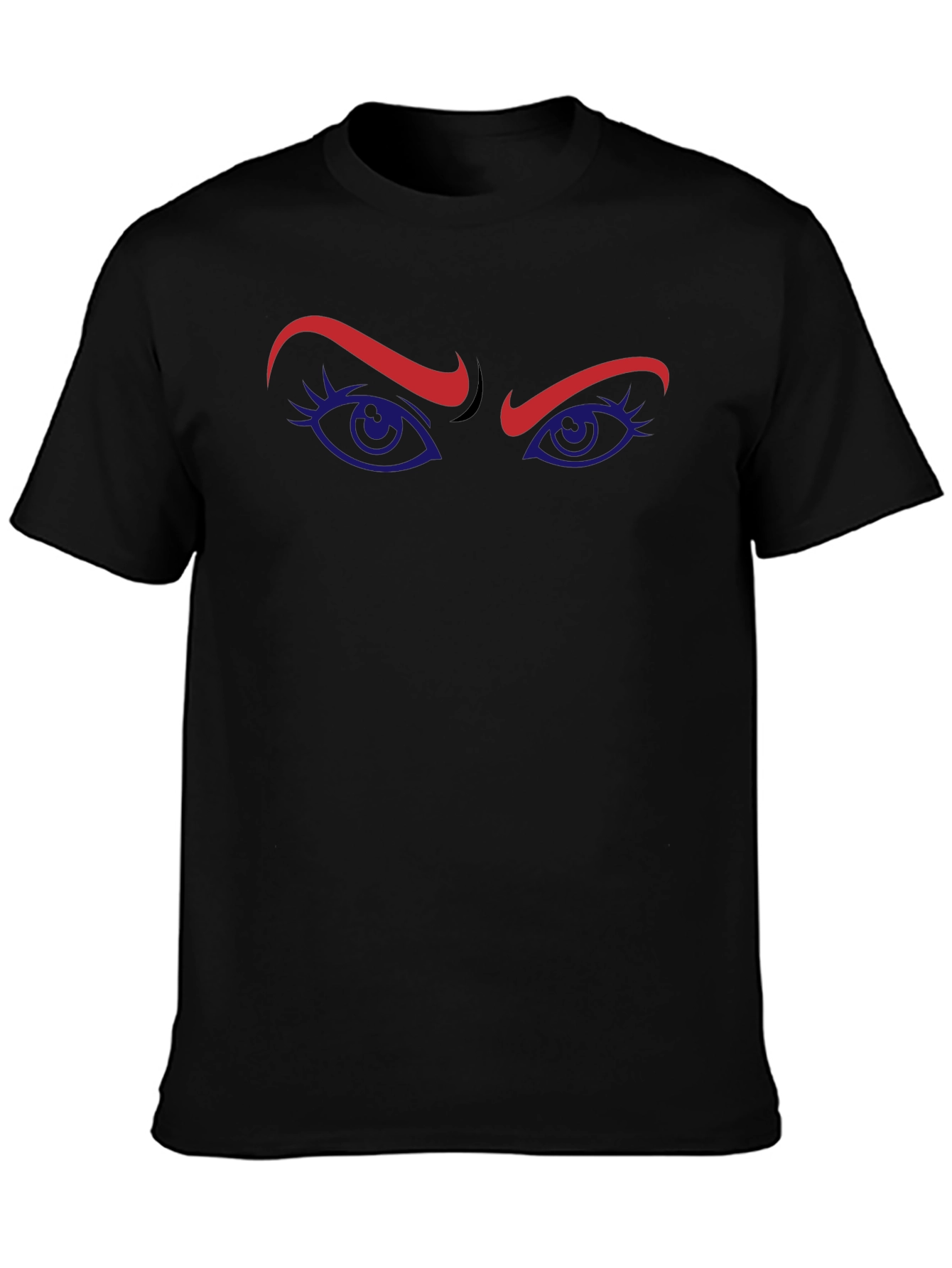Intense Gaze Graphic Tee - Stylish Eye Design