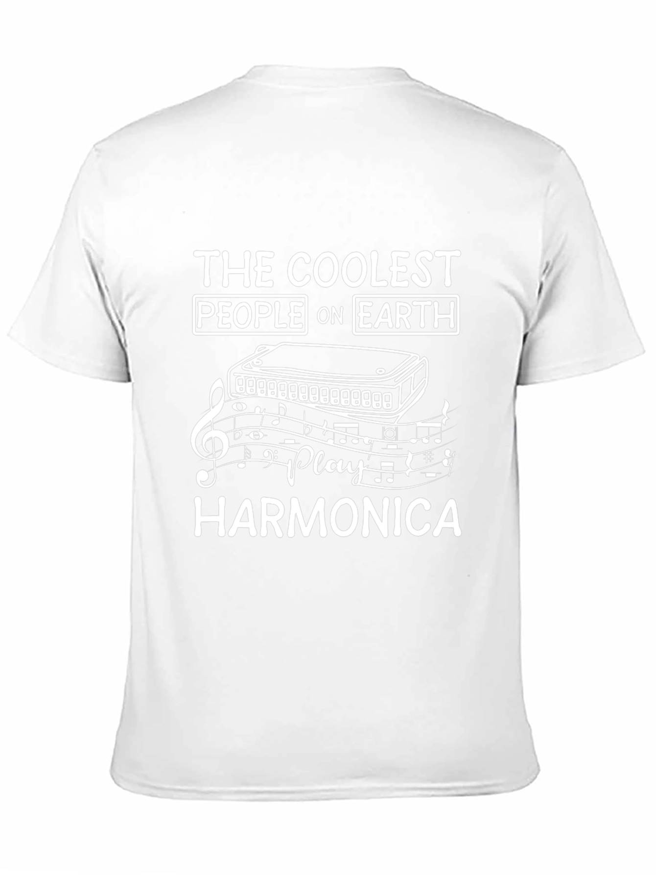 Coolest People Harmonica T-Shirt