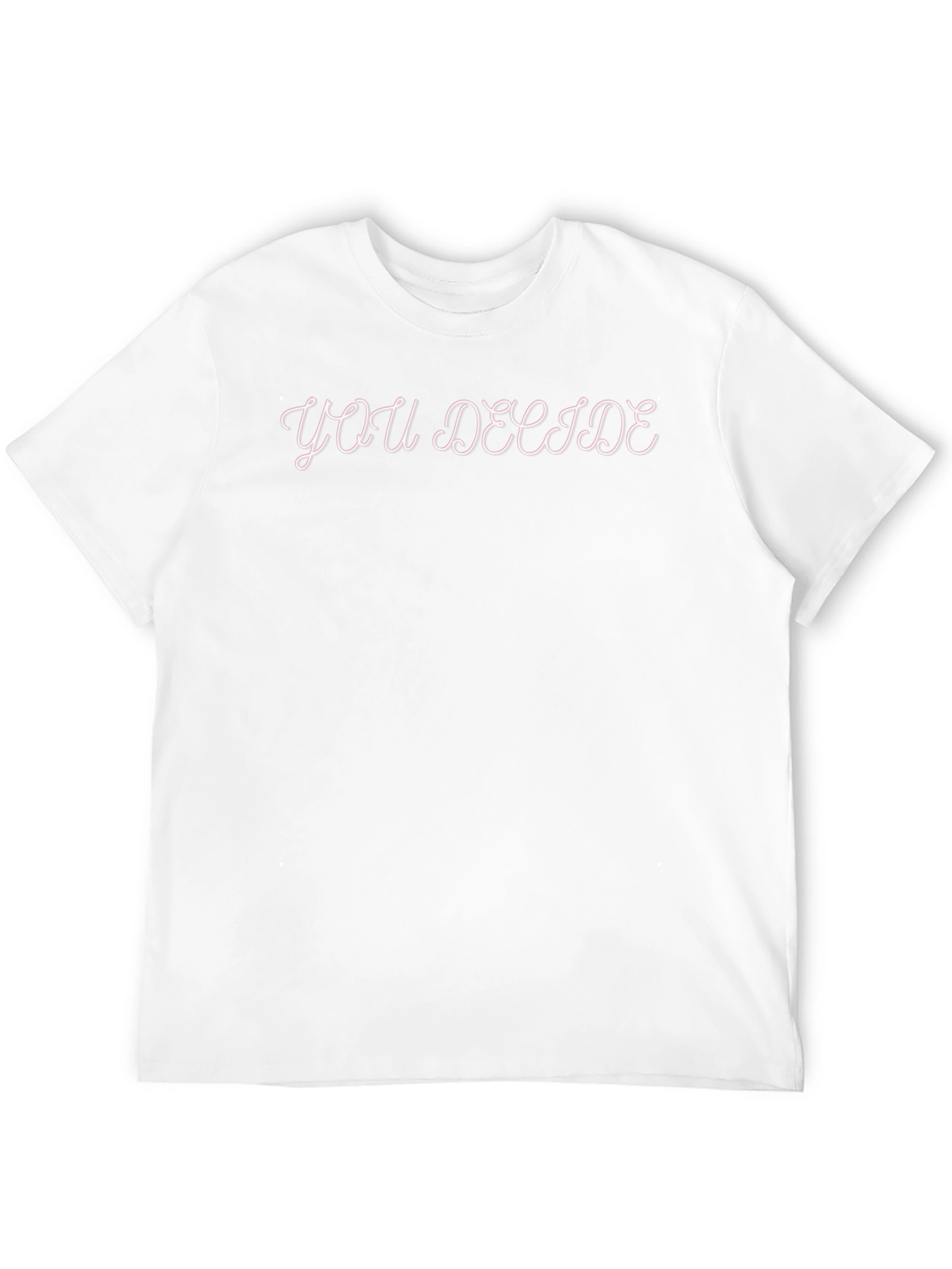 You Decide Graphic Print Tee - Stylish Casual Wear