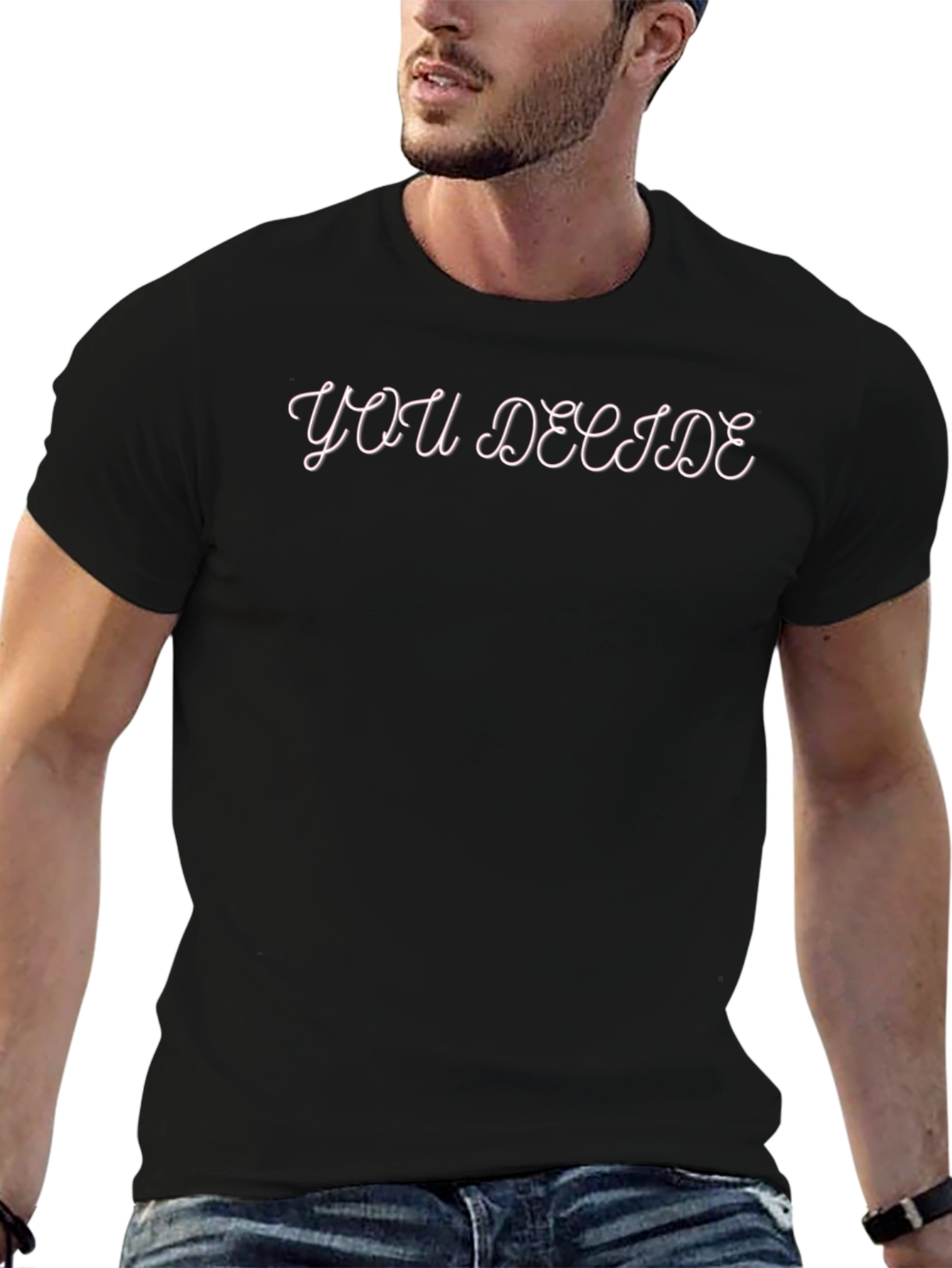 You Decide Graphic Print Tee - Stylish Casual Wear