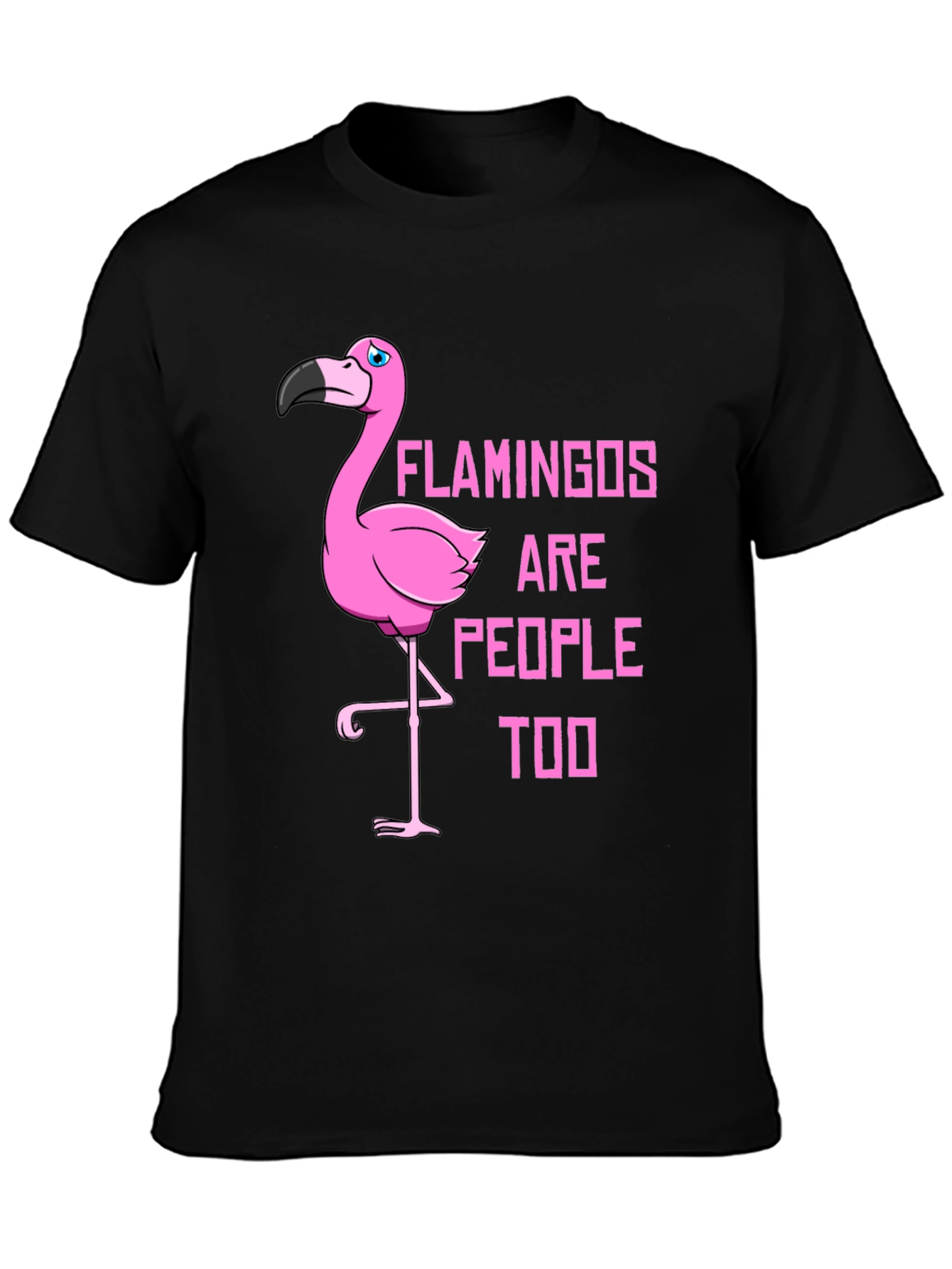 Flamingo People T-Shirt - Unique Graphic Tee