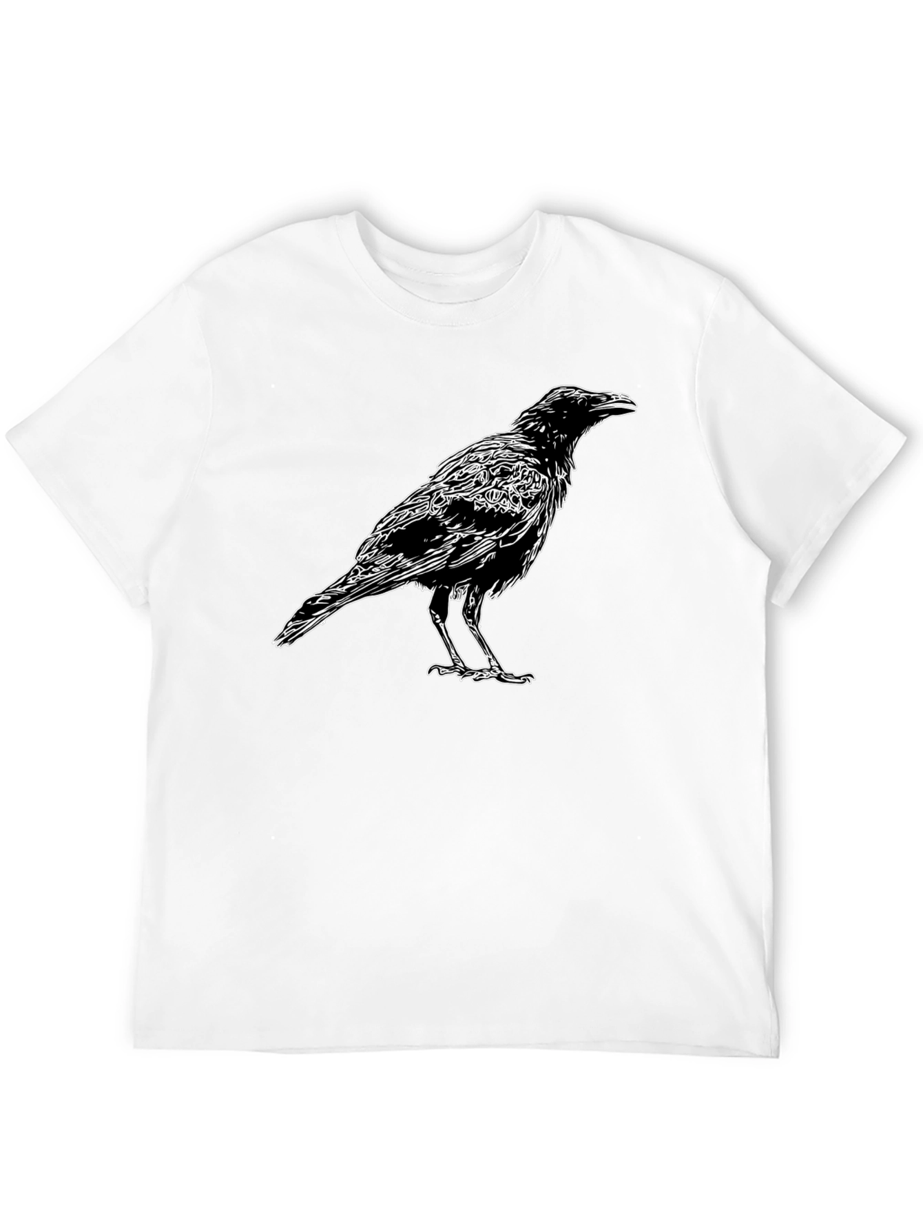 Raven Graphic Black T-Shirt