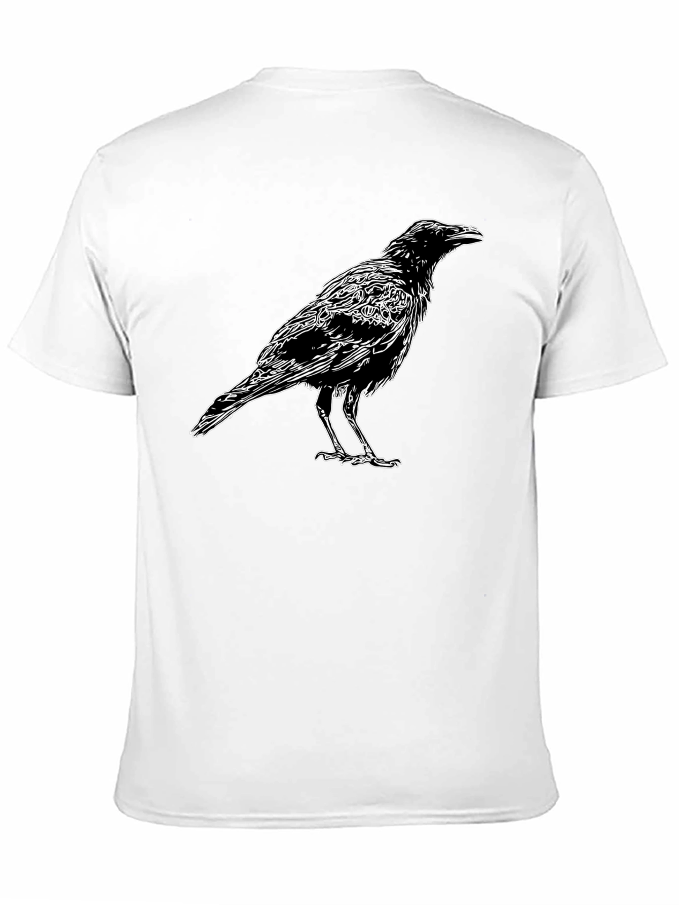 Raven Graphic Black T-Shirt
