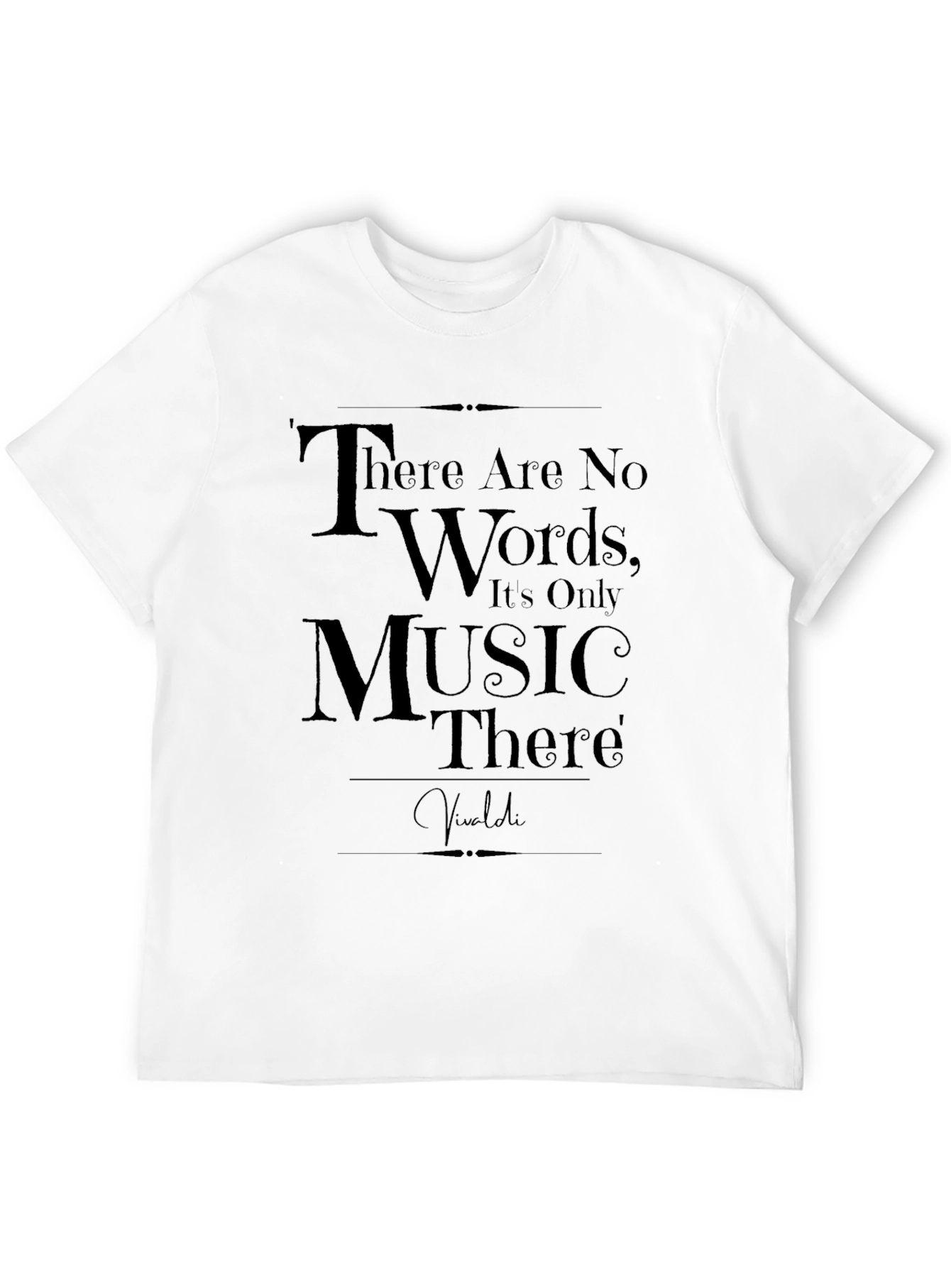 Music Lovers T-Shirt - There Are No Words