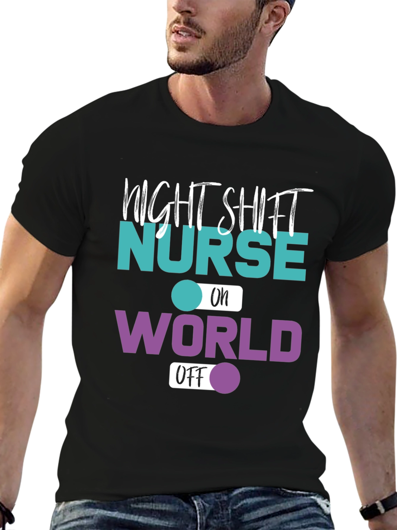Night Shift Nurse World Off T-Shirt