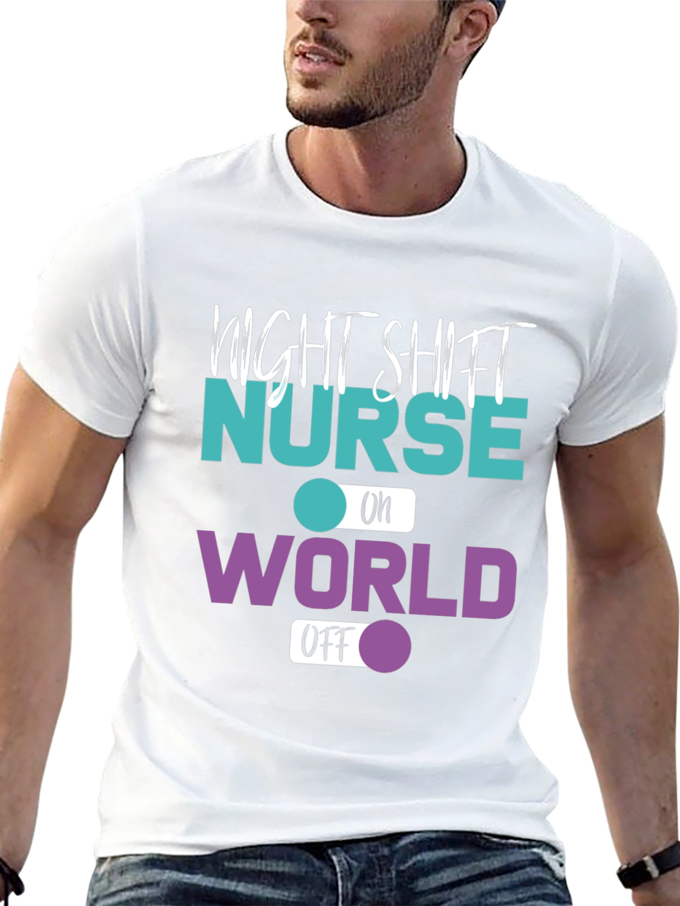 Night Shift Nurse World Off T-Shirt