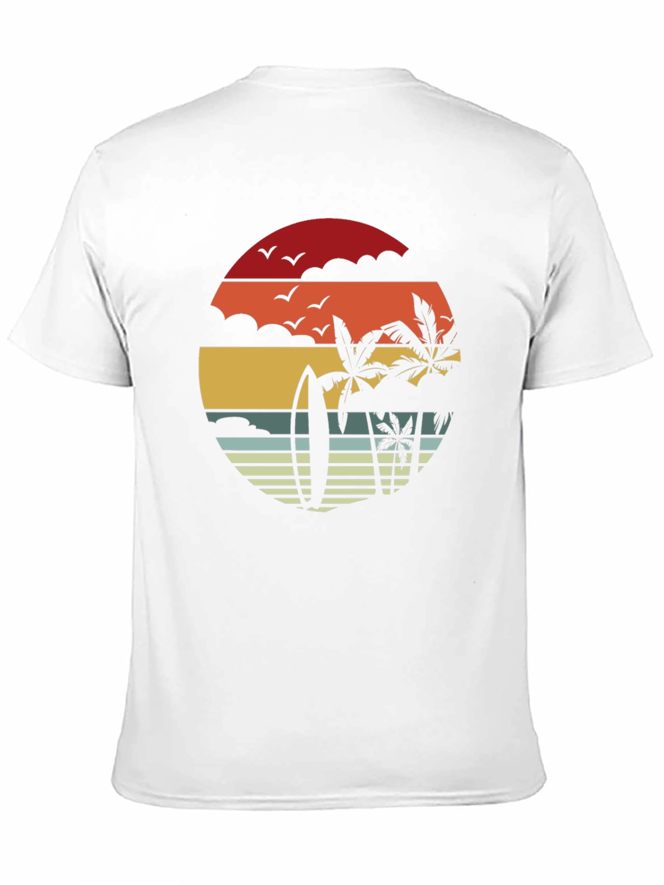 Retro Sunset Beach T-Shirt