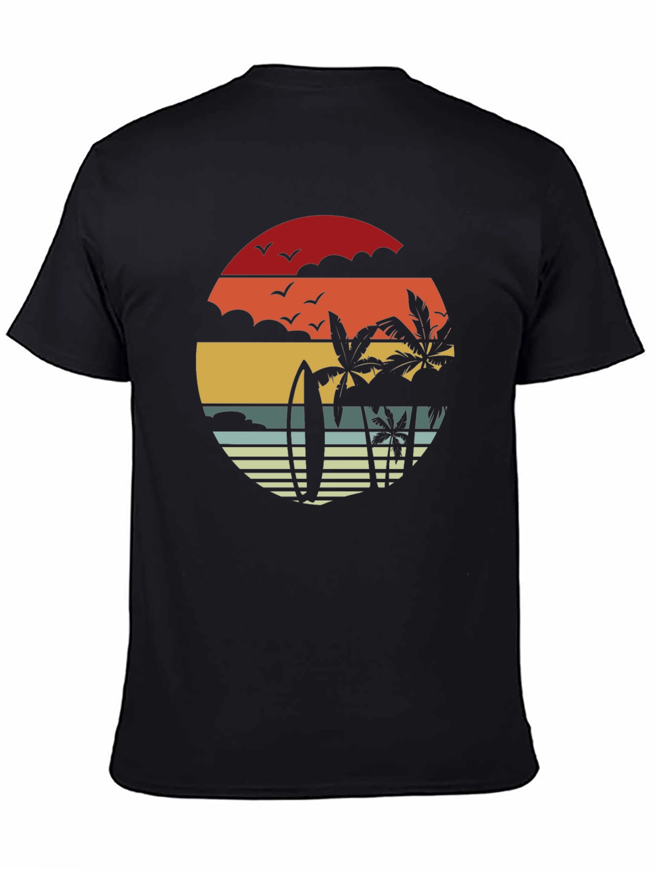 Retro Sunset Beach T-Shirt