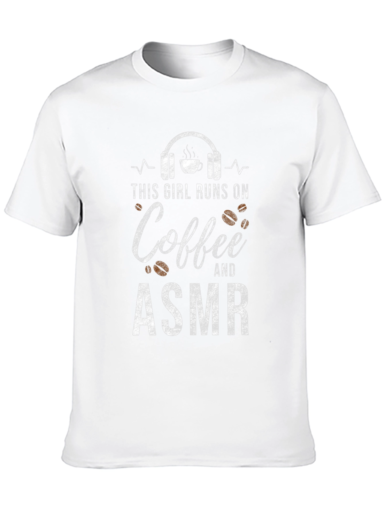 Coffee & ASMR T-Shirt: Runs On Tee