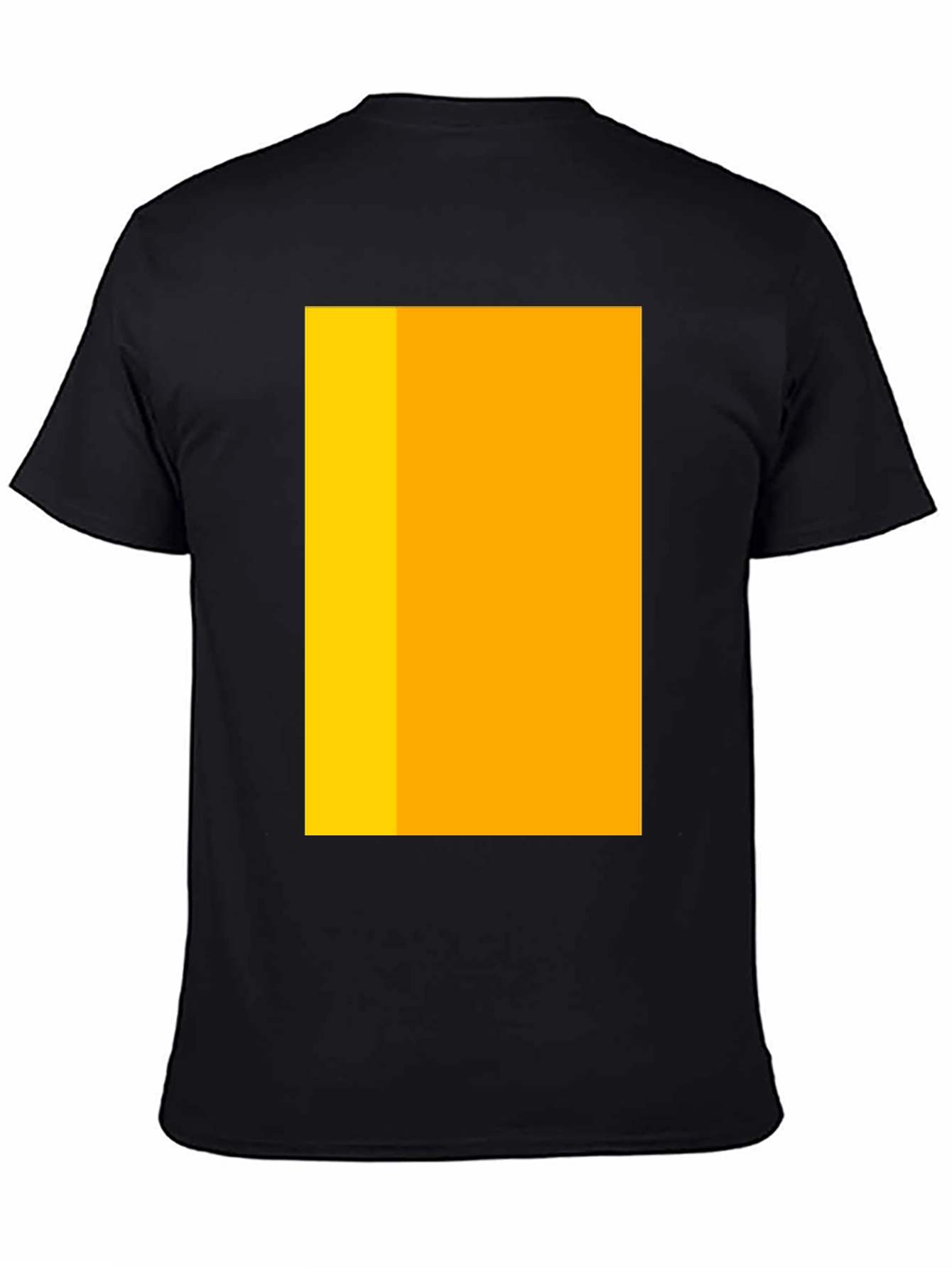 Modern Black T-Shirt with Geometric Design