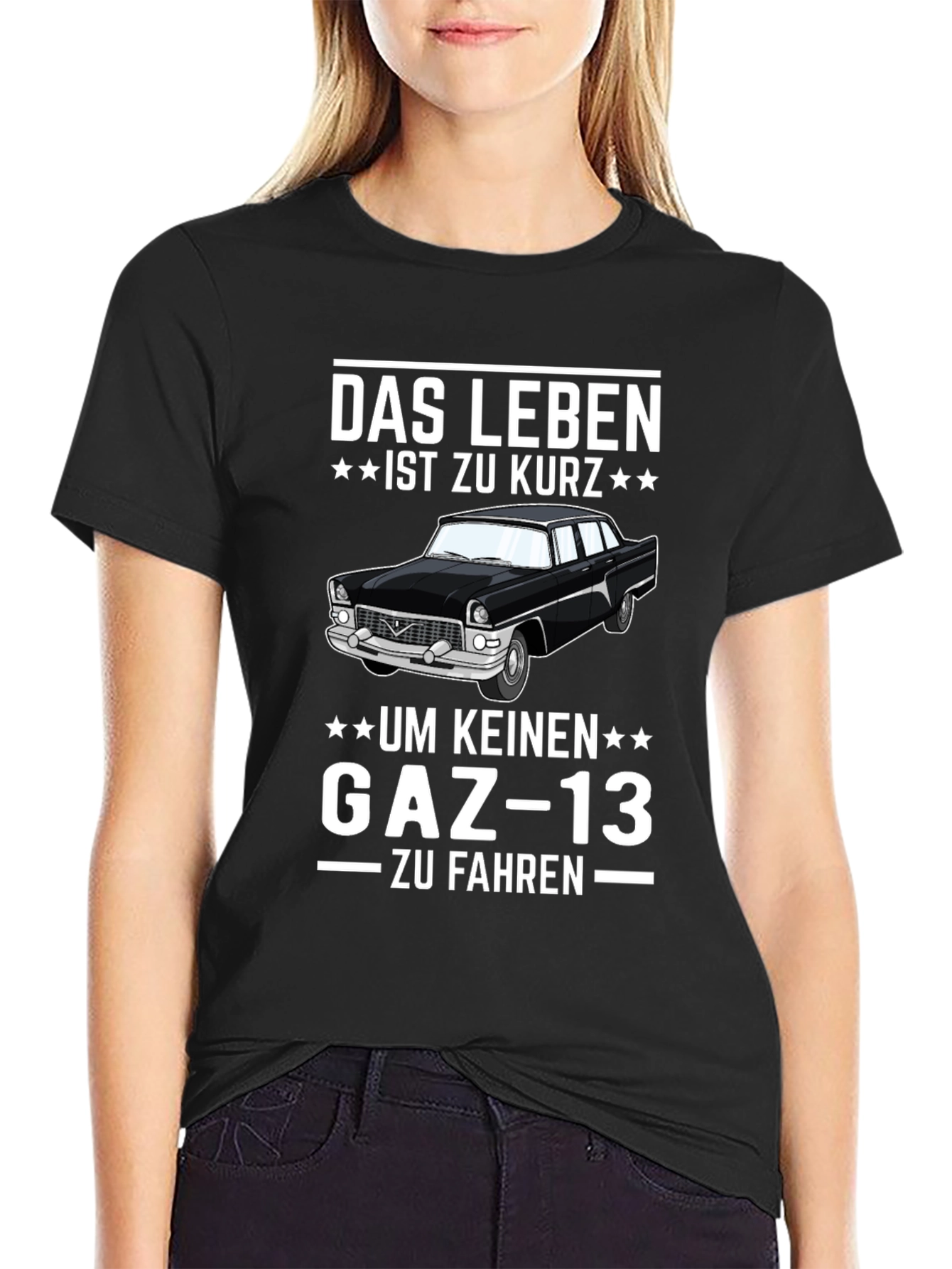 Das Leben Gaz-13 T-Shirt - Car Enthusiast Tee