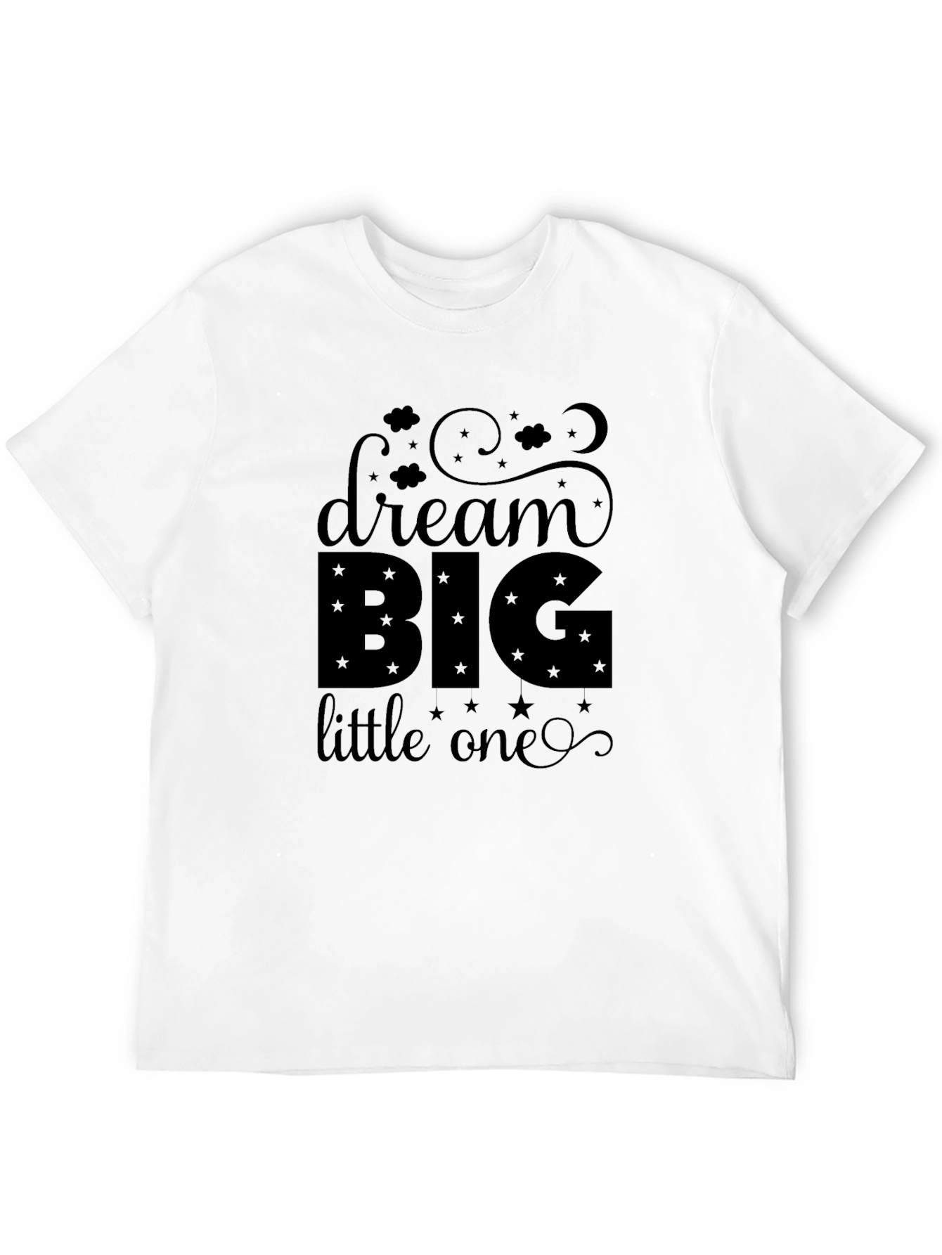 Dream Big Little One Black T-Shirt
