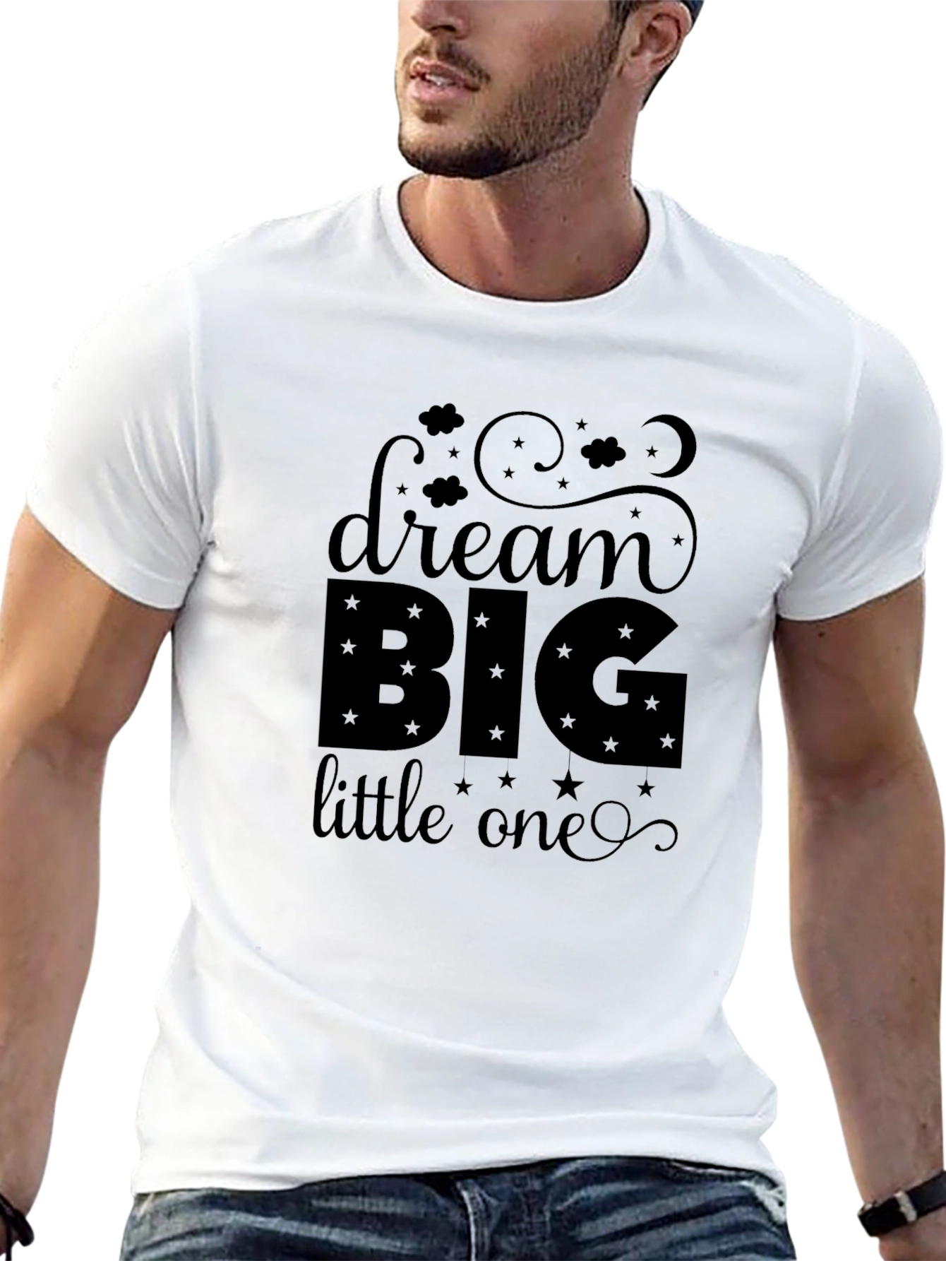 Dream Big Little One Black T-Shirt