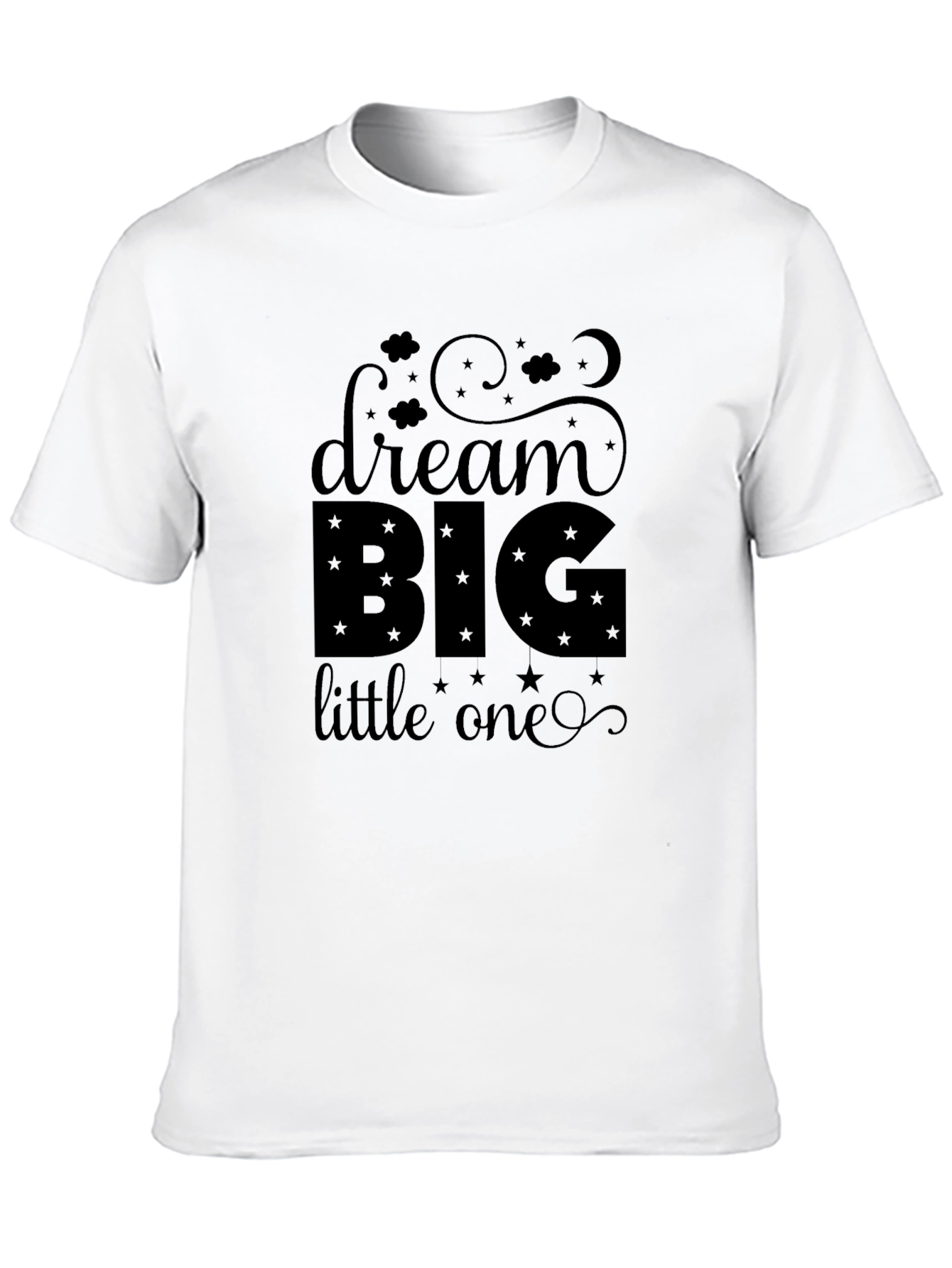 Dream Big Little One Black T-Shirt