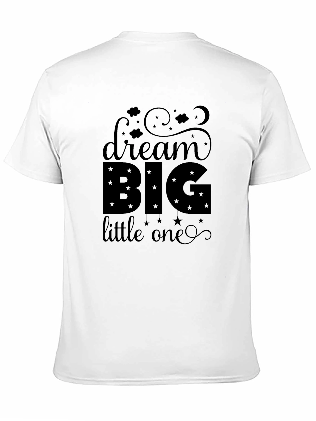 Dream Big Little One Black T-Shirt