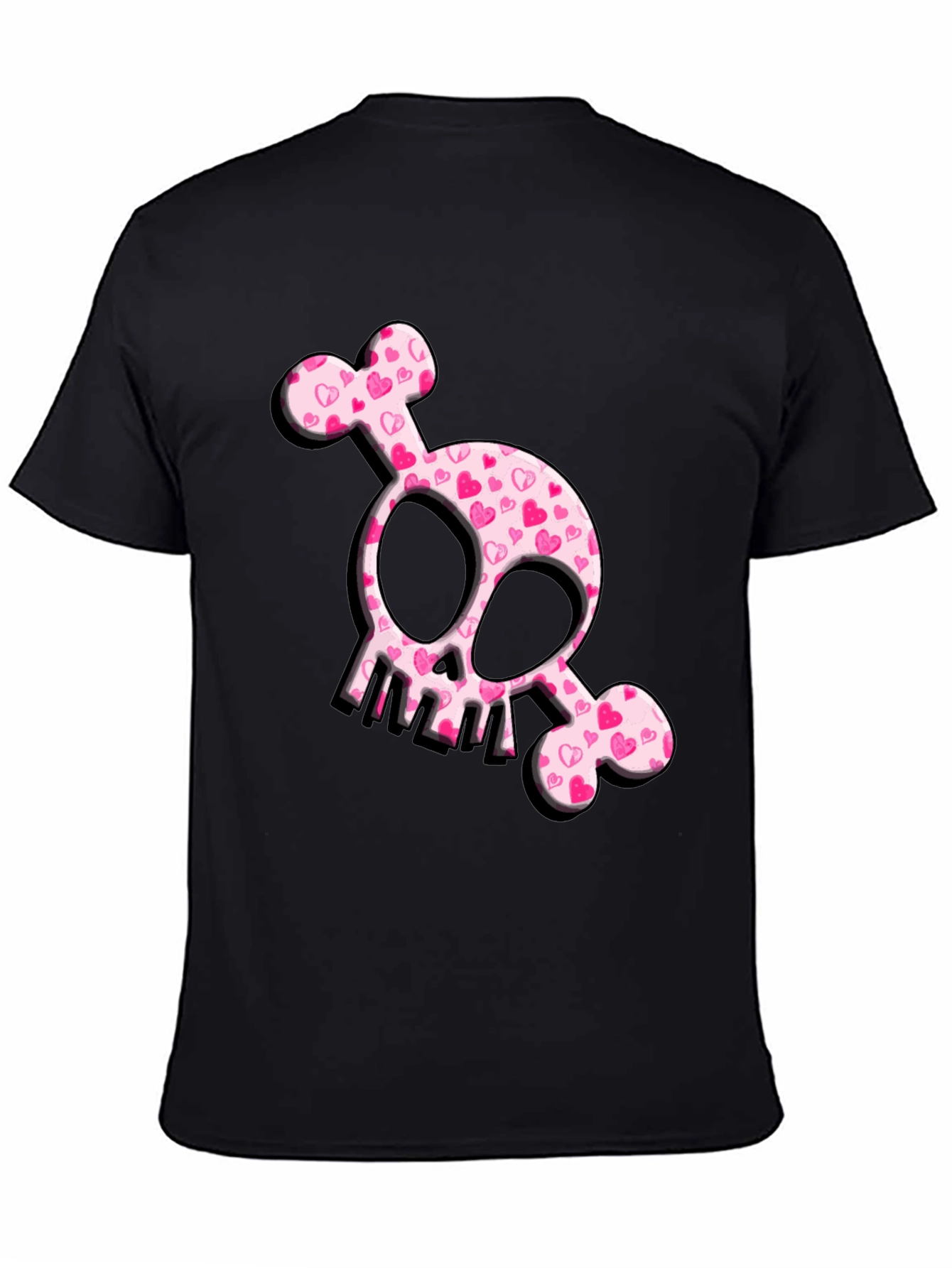 Heart Skull T-Shirt - Cute & Edgy Design