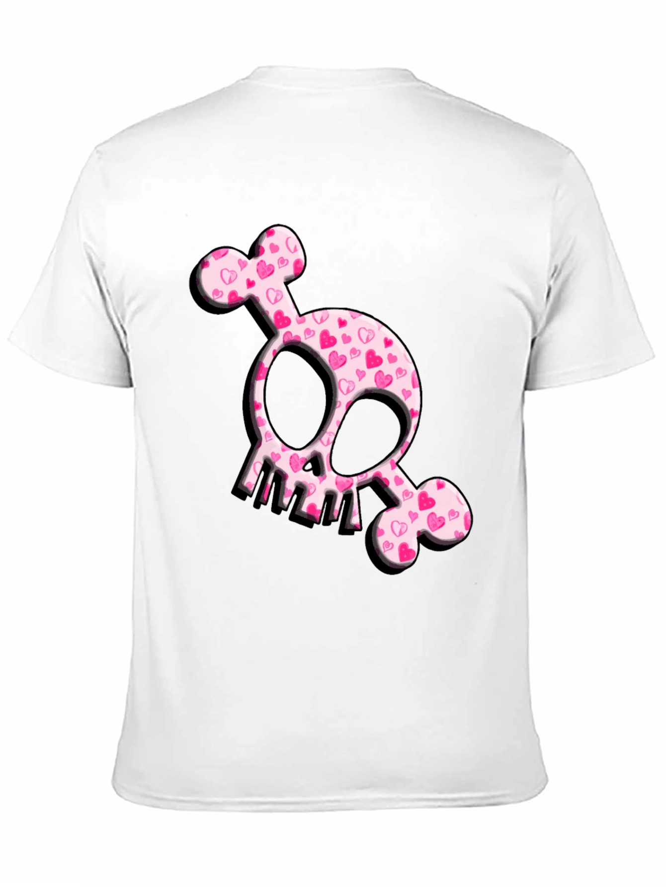 Heart Skull T-Shirt - Cute & Edgy Design