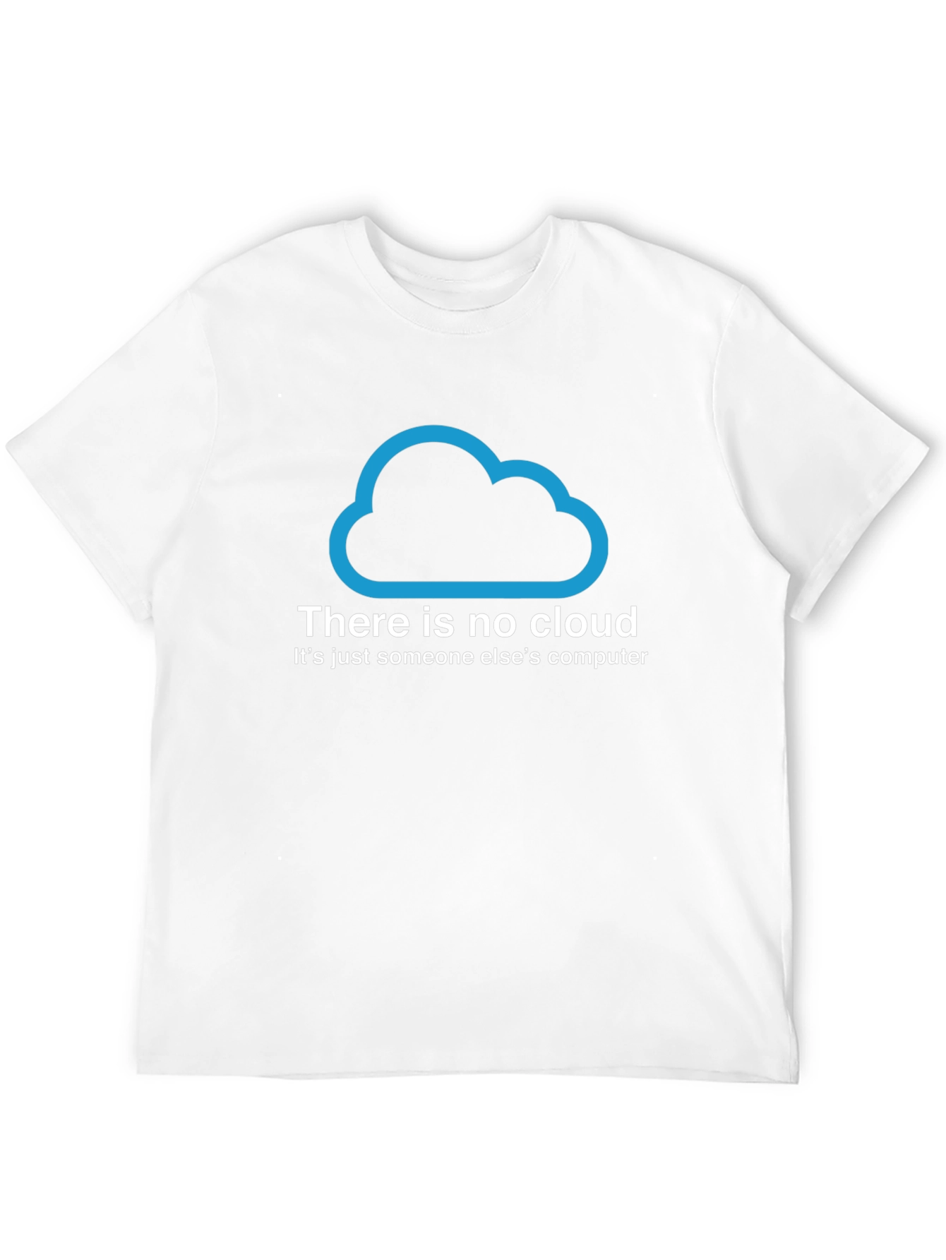 There Is No Cloud Black T-Shirt
