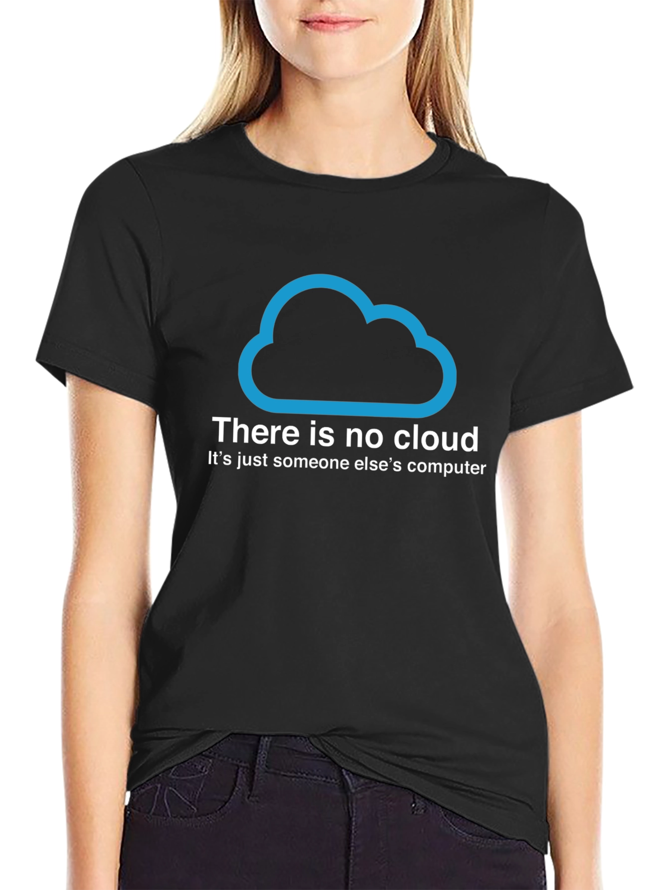There Is No Cloud Black T-Shirt