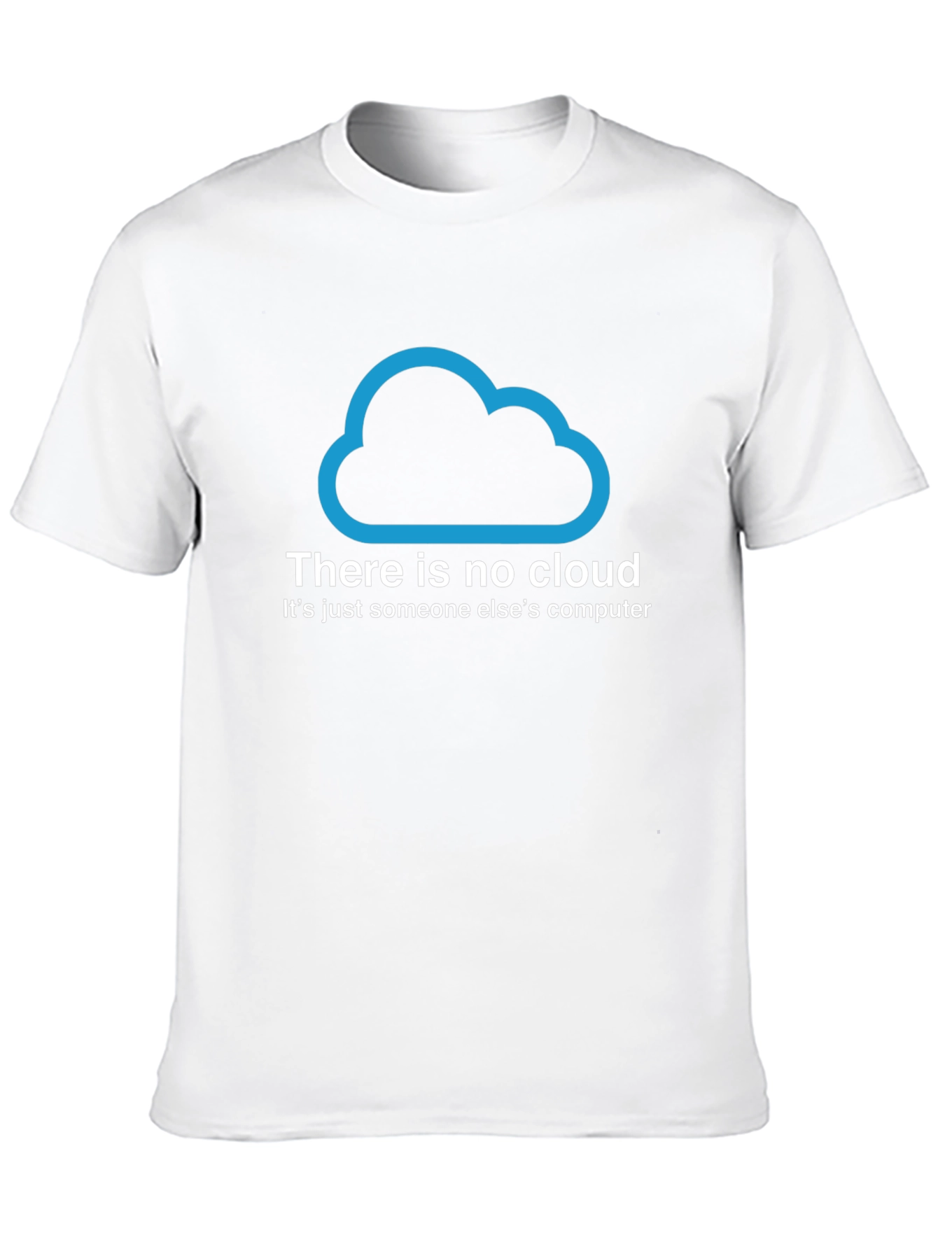 There Is No Cloud Black T-Shirt
