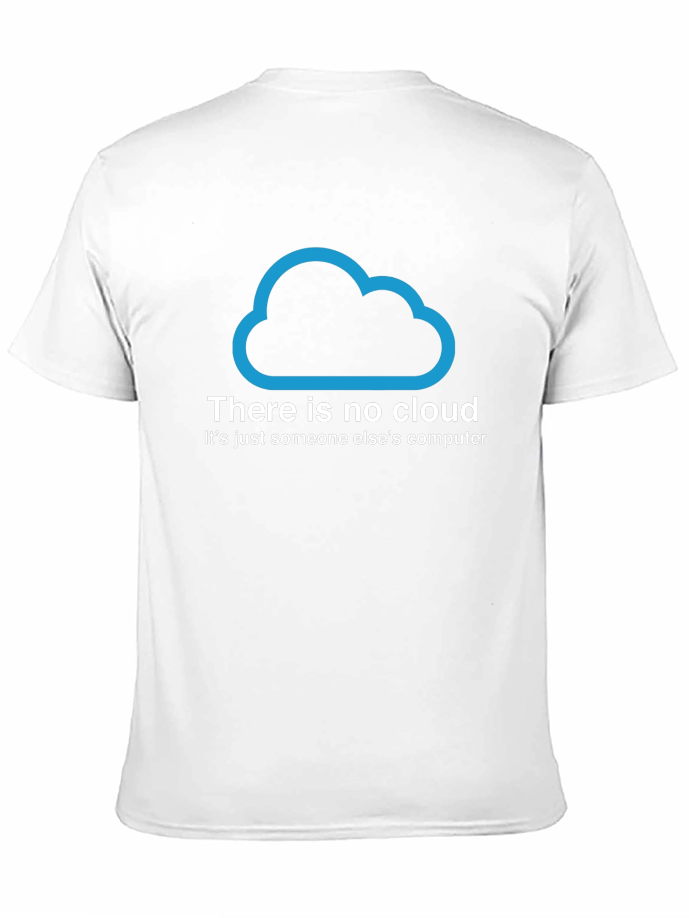 There Is No Cloud Black T-Shirt
