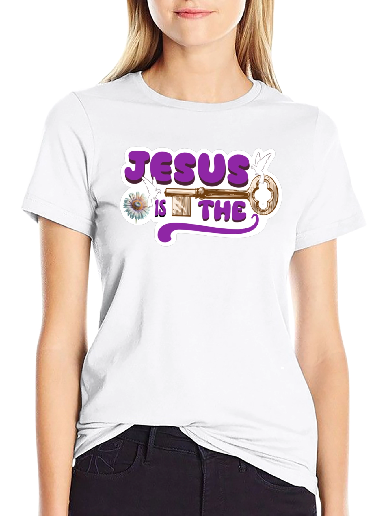 Jesus Is The Key Graphic T-Shirt