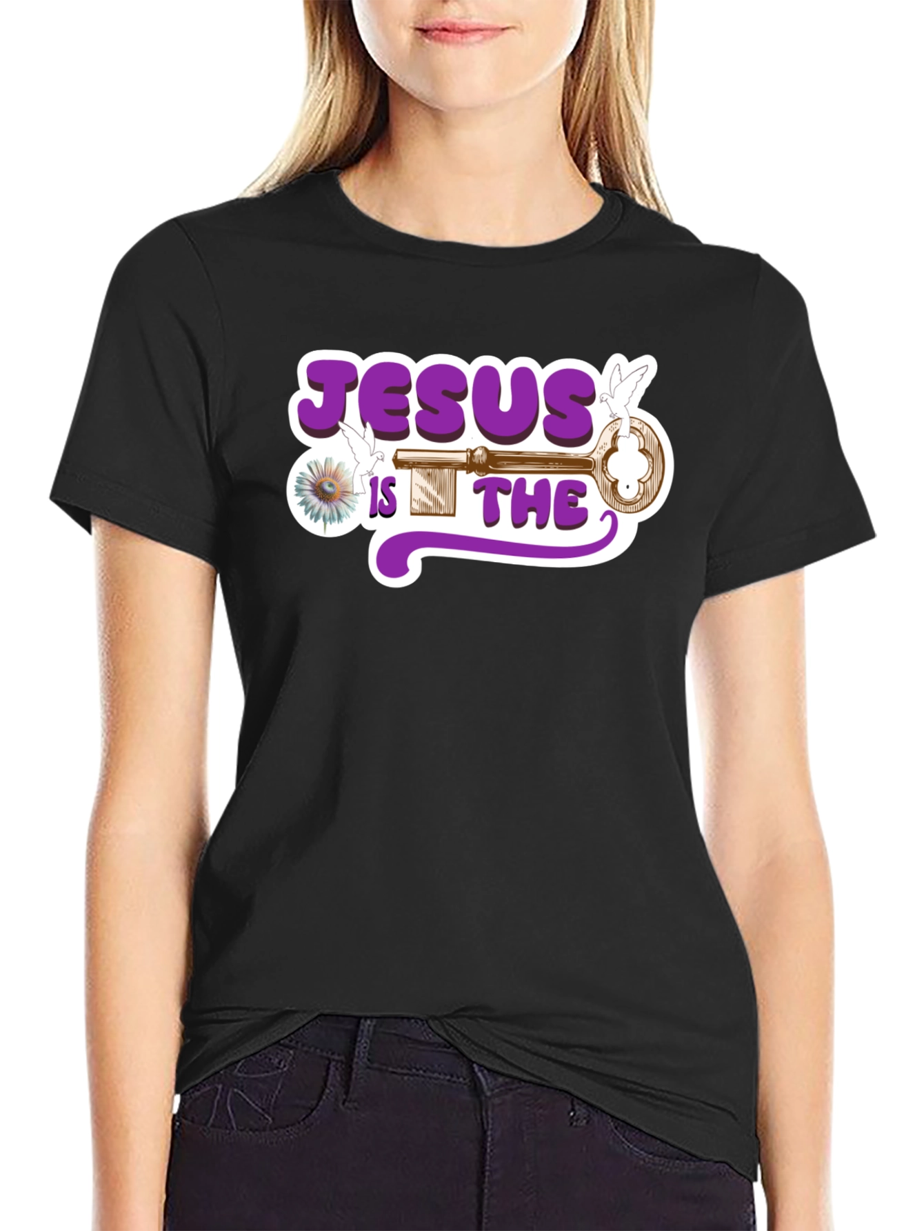 Jesus Is The Key Graphic T-Shirt