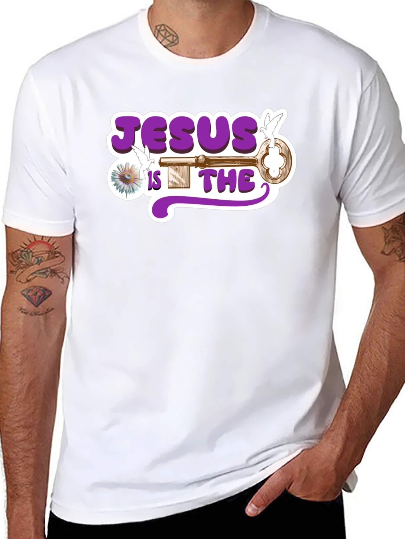 Jesus Is The Key Graphic T-Shirt