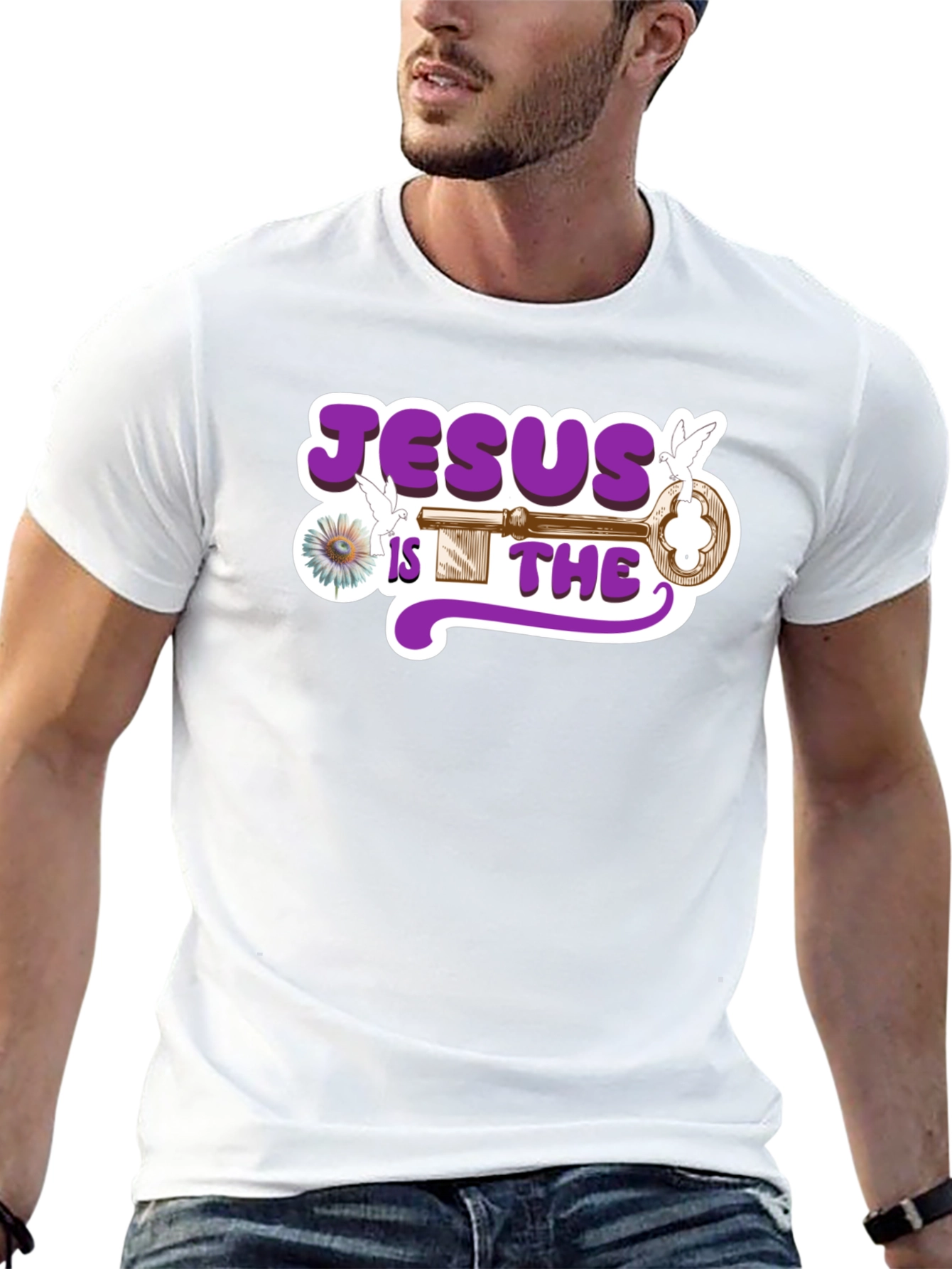 Jesus Is The Key Graphic T-Shirt