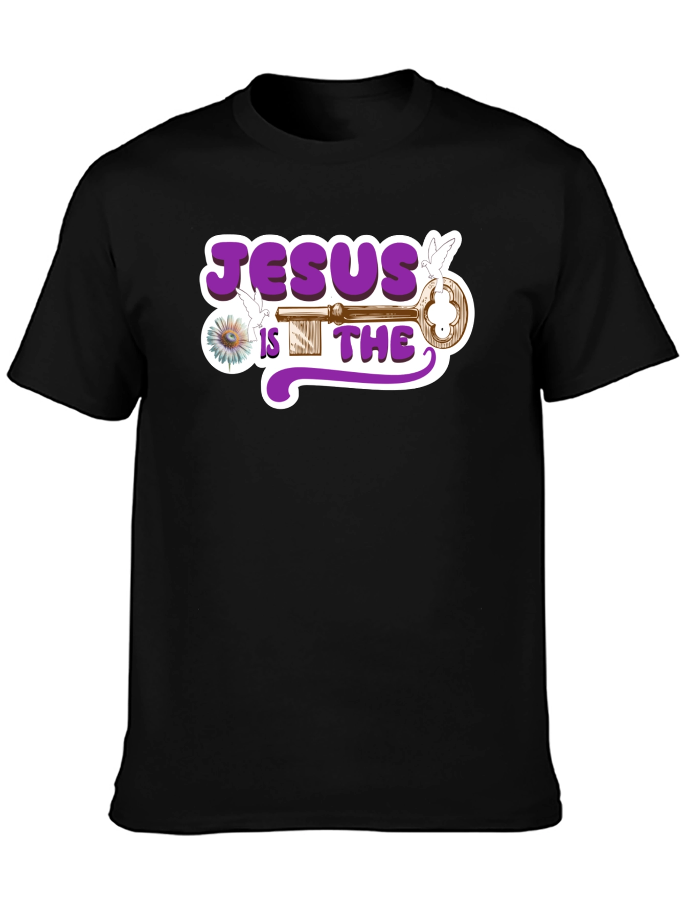 Jesus Is The Key Graphic T-Shirt