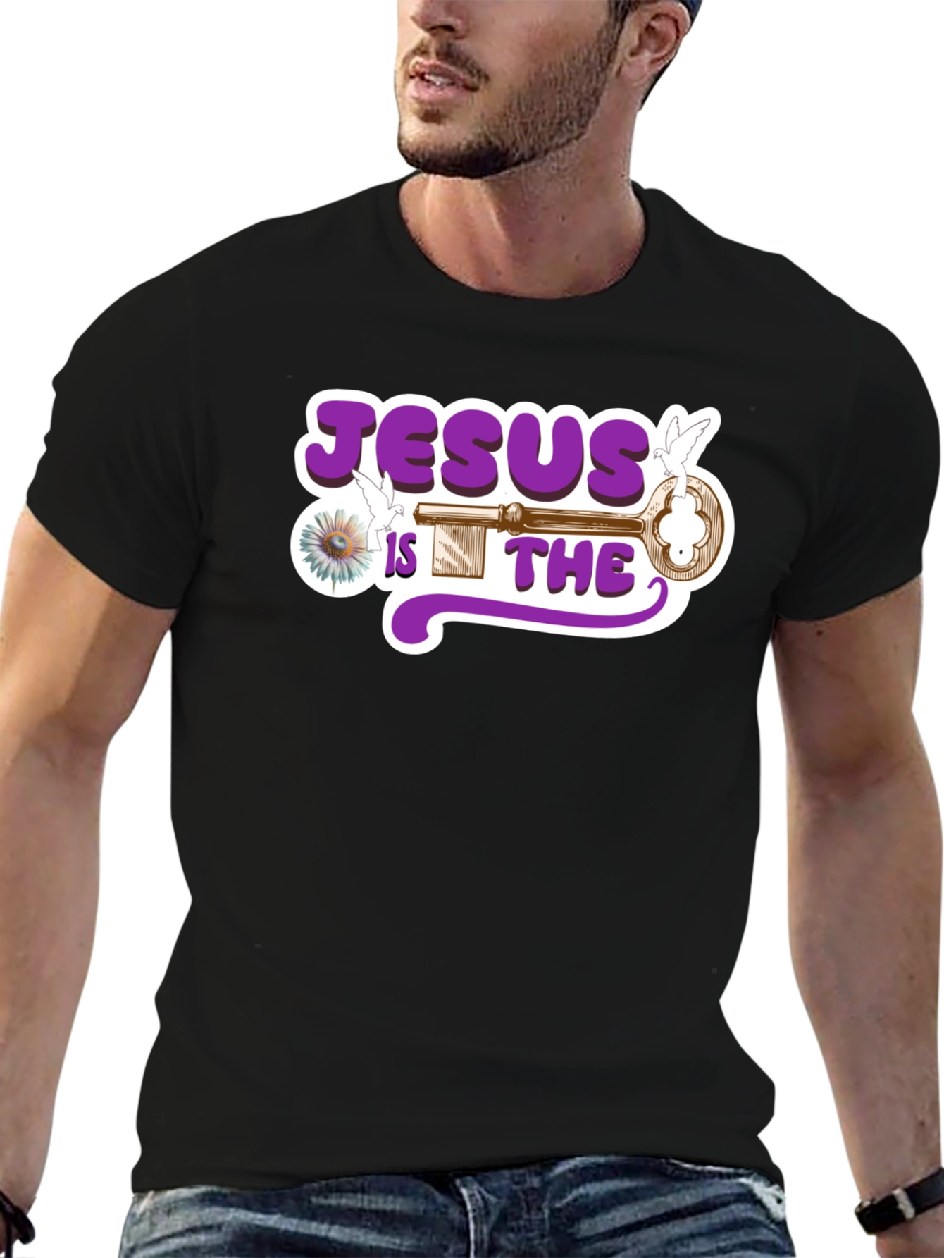 Jesus Is The Key Graphic T-Shirt
