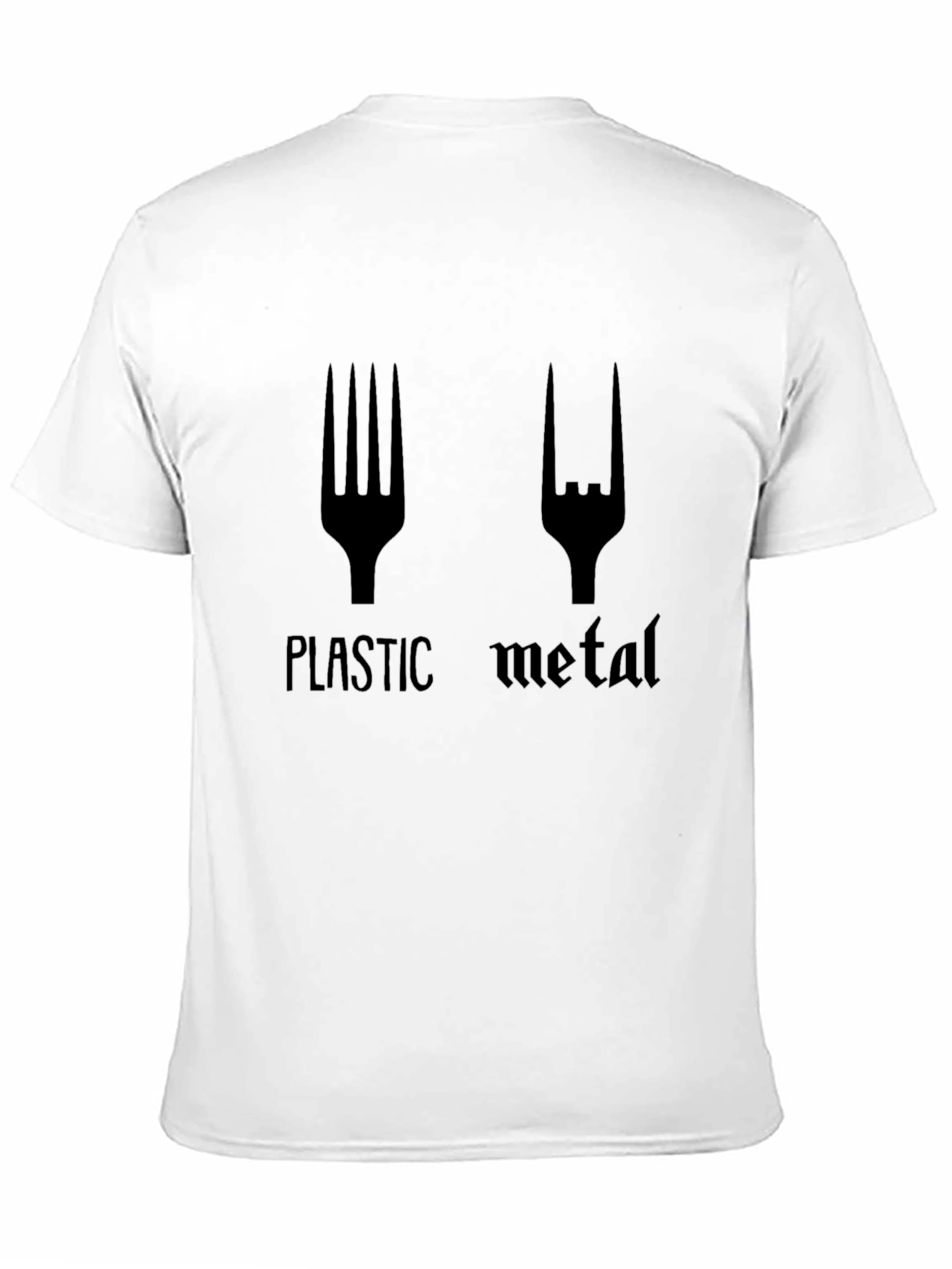 Plastic Metal Black Graphic T-Shirt