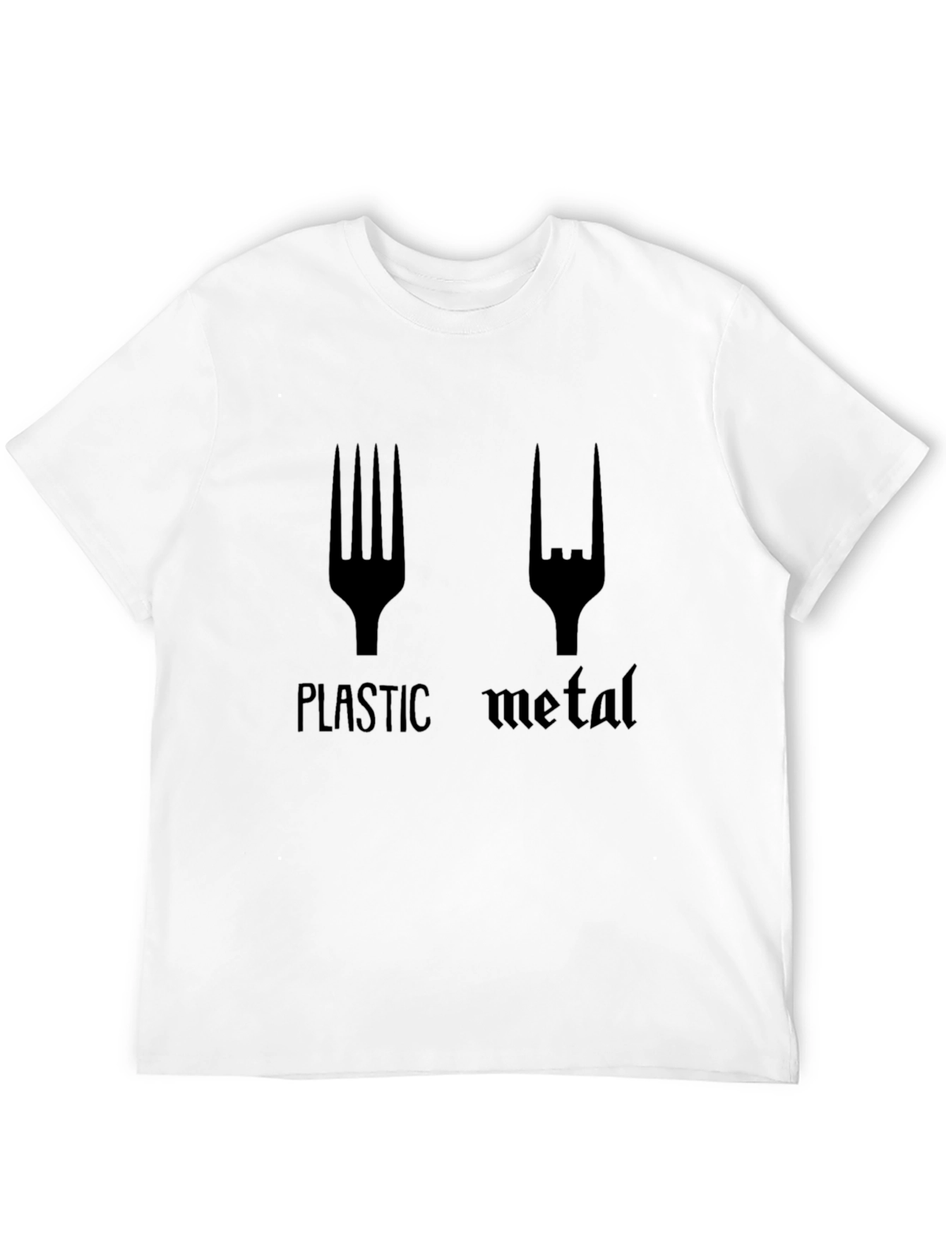 Plastic Metal Black Graphic T-Shirt