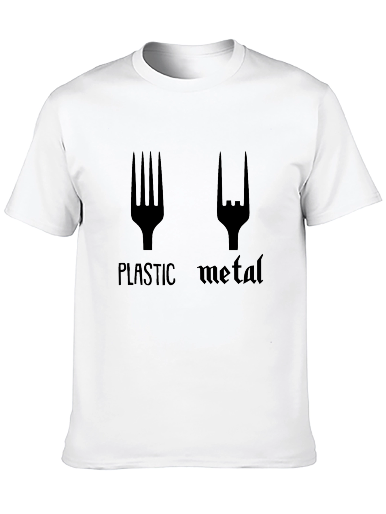 Plastic Metal Black Graphic T-Shirt