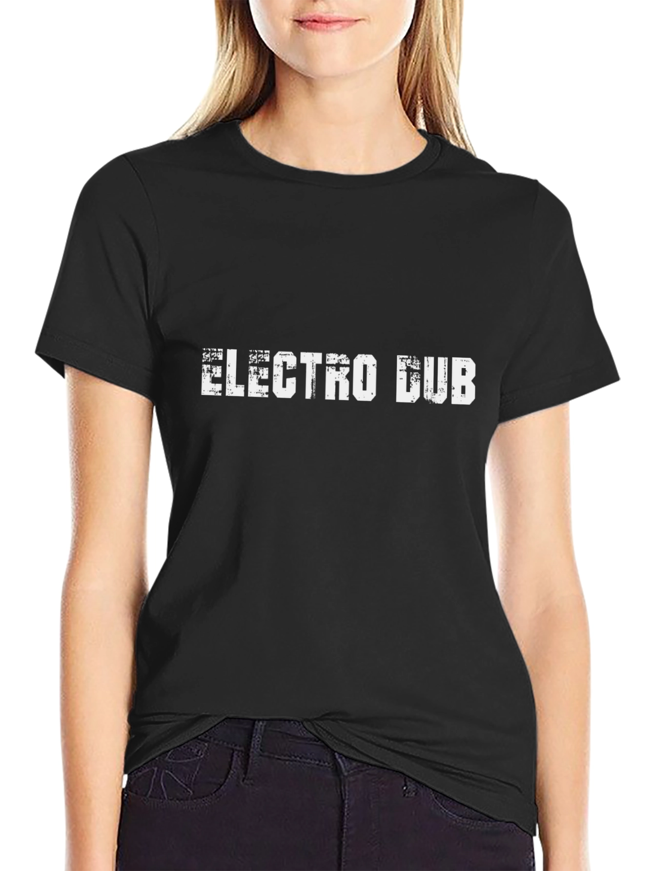 Electro Dub Graphic T-Shirt - Black Cotton Tee