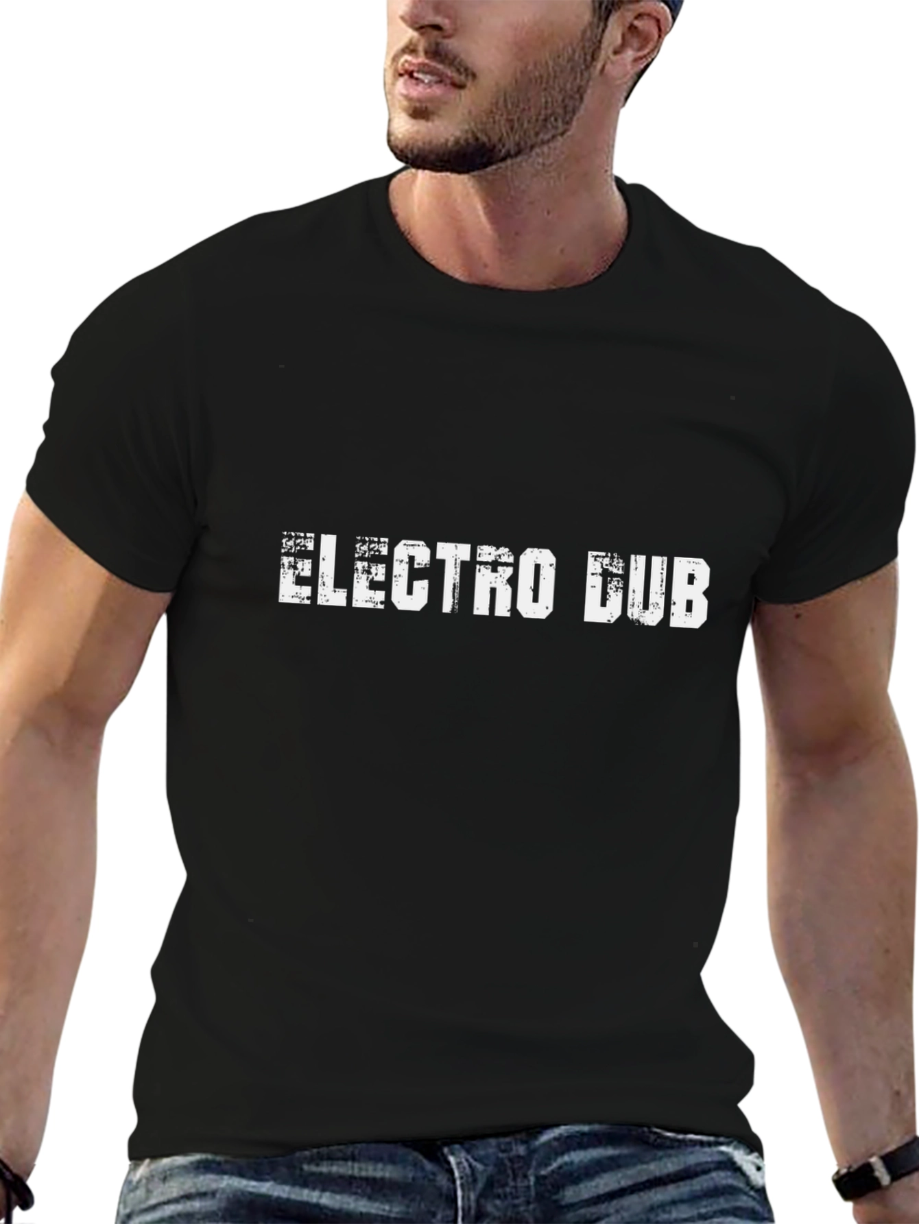Electro Dub Graphic T-Shirt - Black Cotton Tee